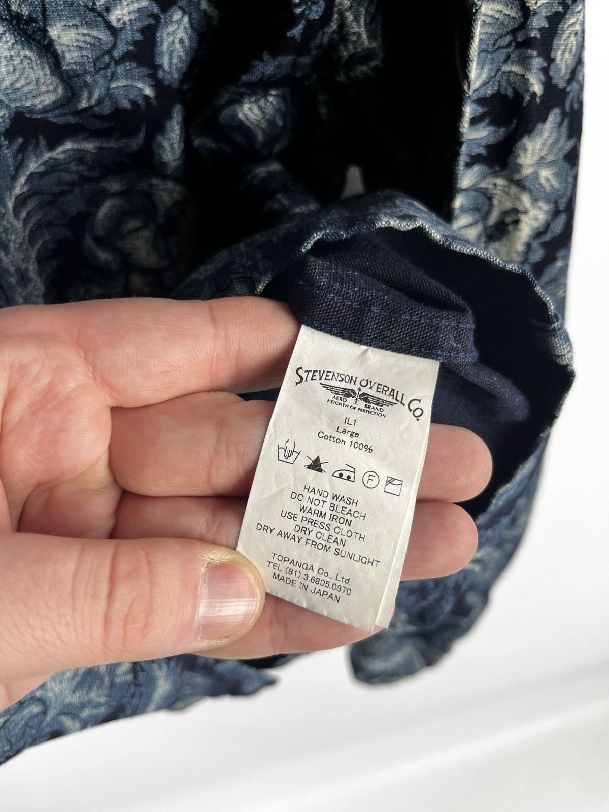 Stevenson Overall Co. Stevenson Overall Co japan shirt Size US L / EU 52-54 / 3 - 11 Thumbnail
