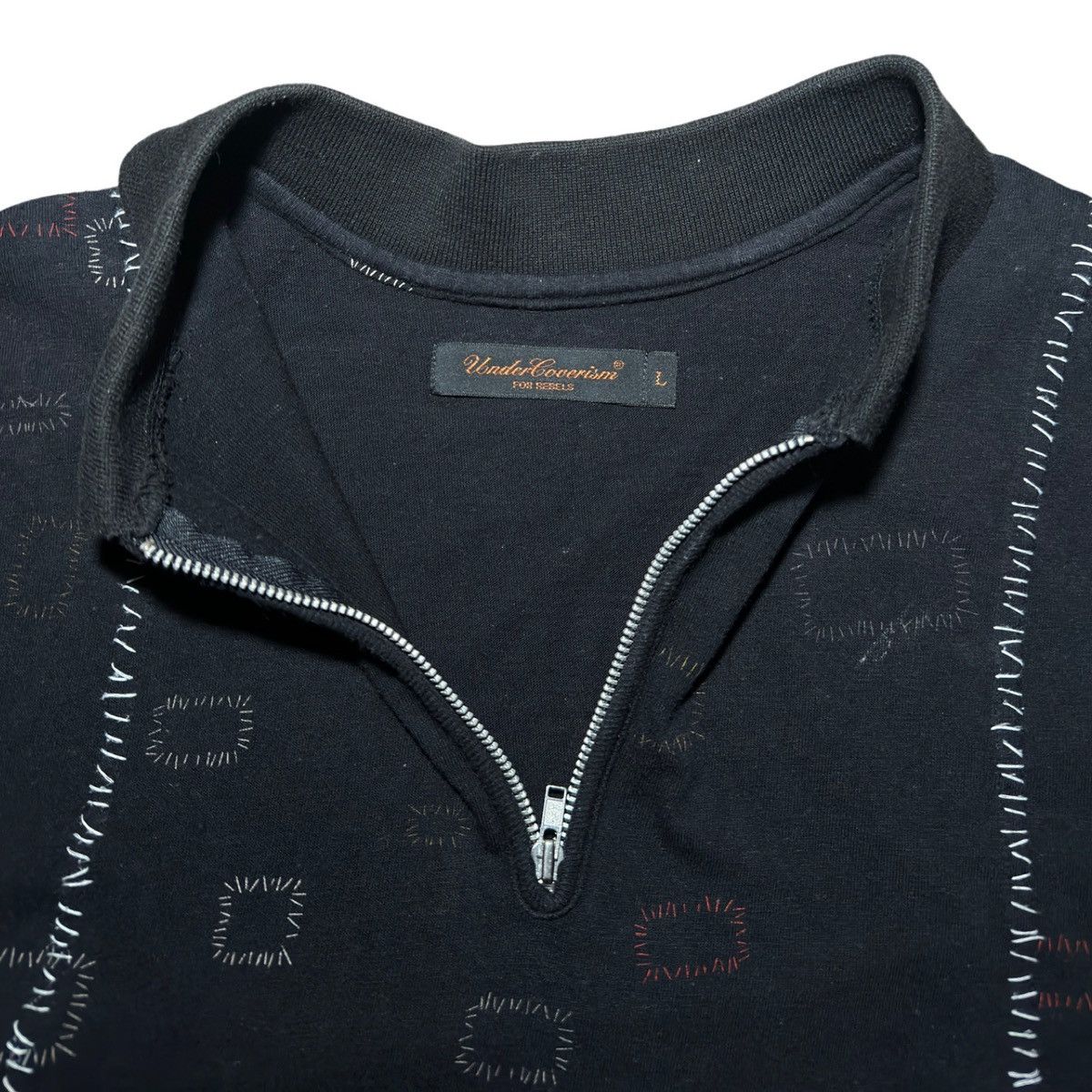 Undercover Stitch Pattern Zip Polo Size US L / EU 52-54 / 3 - 3 Thumbnail