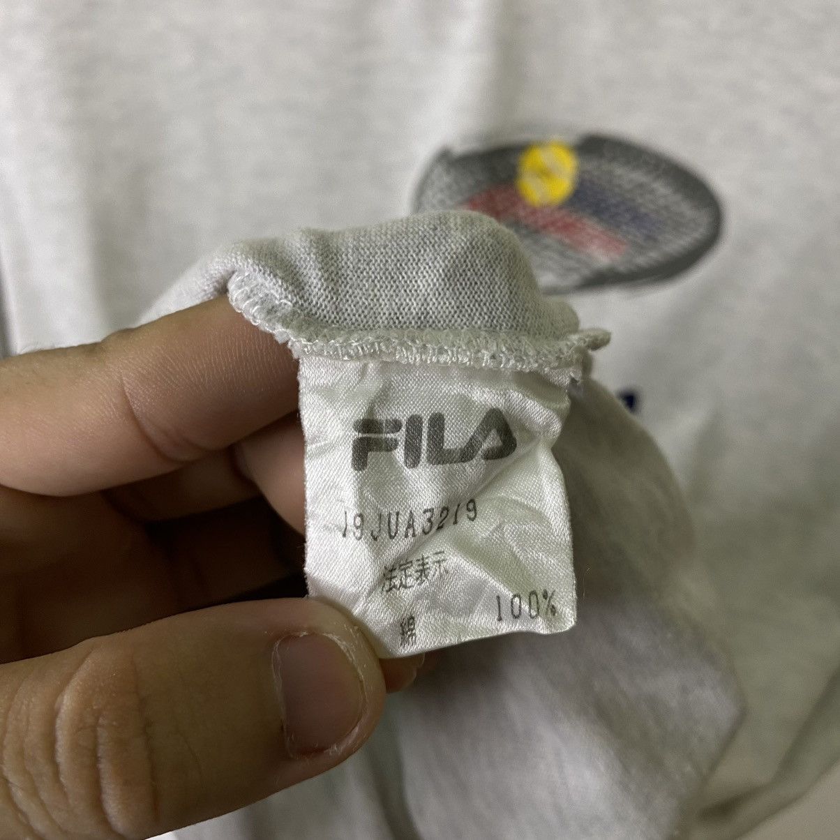 Fila × Vintage Vintage 1990s Fila Tennis Tee Size US M / EU 48-50 / 2 - 4 Thumbnail