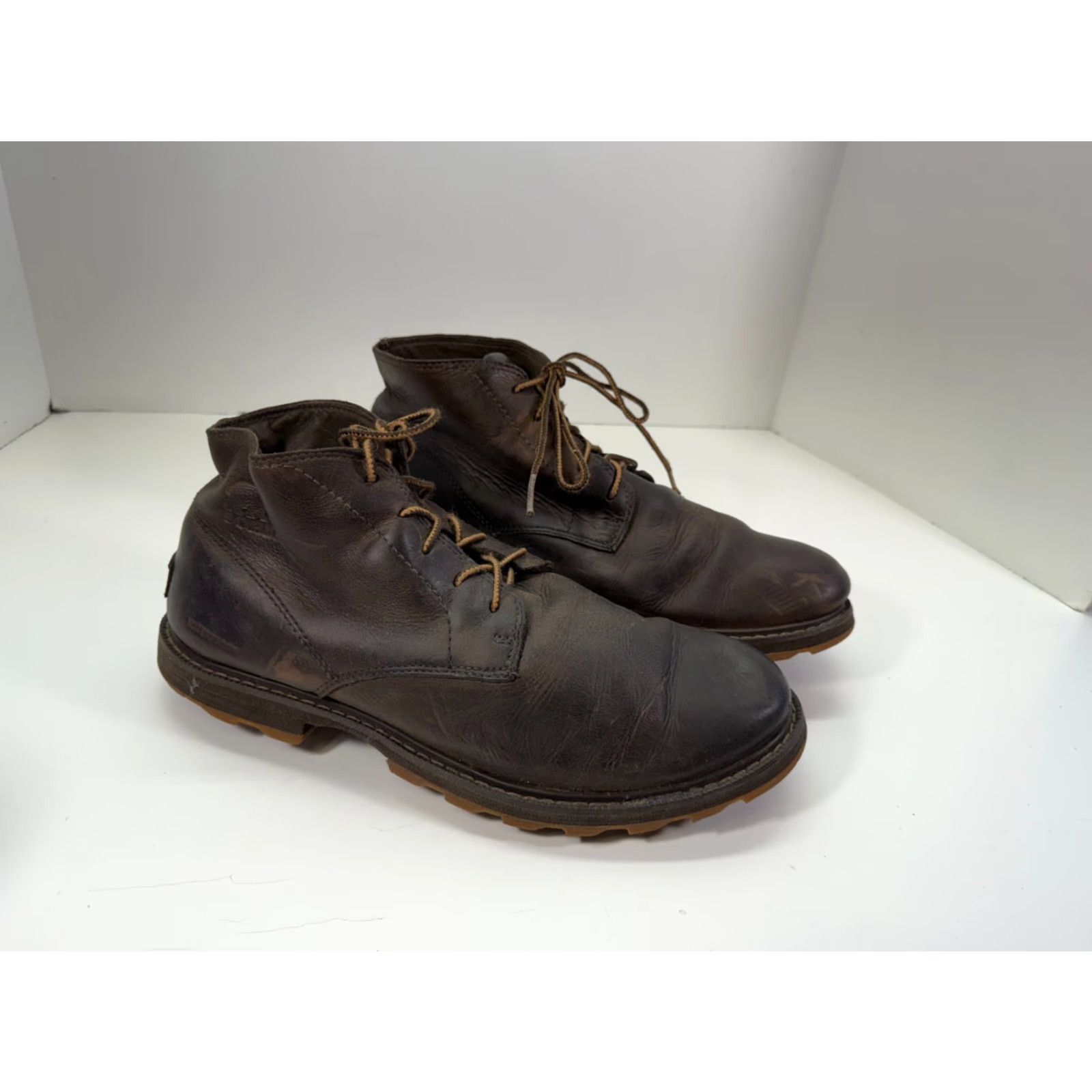 SOREL Sorel Madson Boots Mens US 10 Brown Leather Waterproof Ankle Chukka Size US 10 / EU 43 - 3 Thumbnail