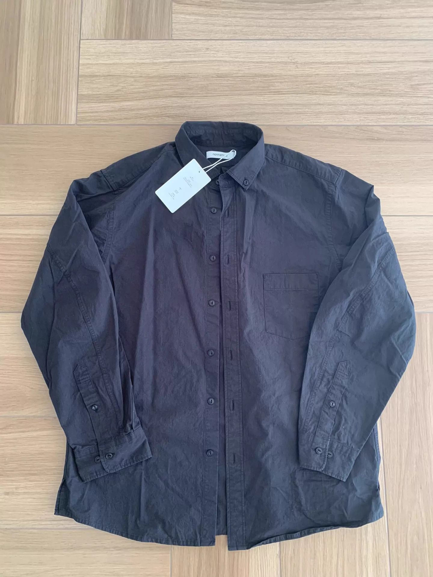 Nonnative NONNATIVE DWELLER B.D. Cotton Dip-Dyed LS Shirt Black Size 4 Size US XL / EU 56 / 4 - 1 Thumbnail