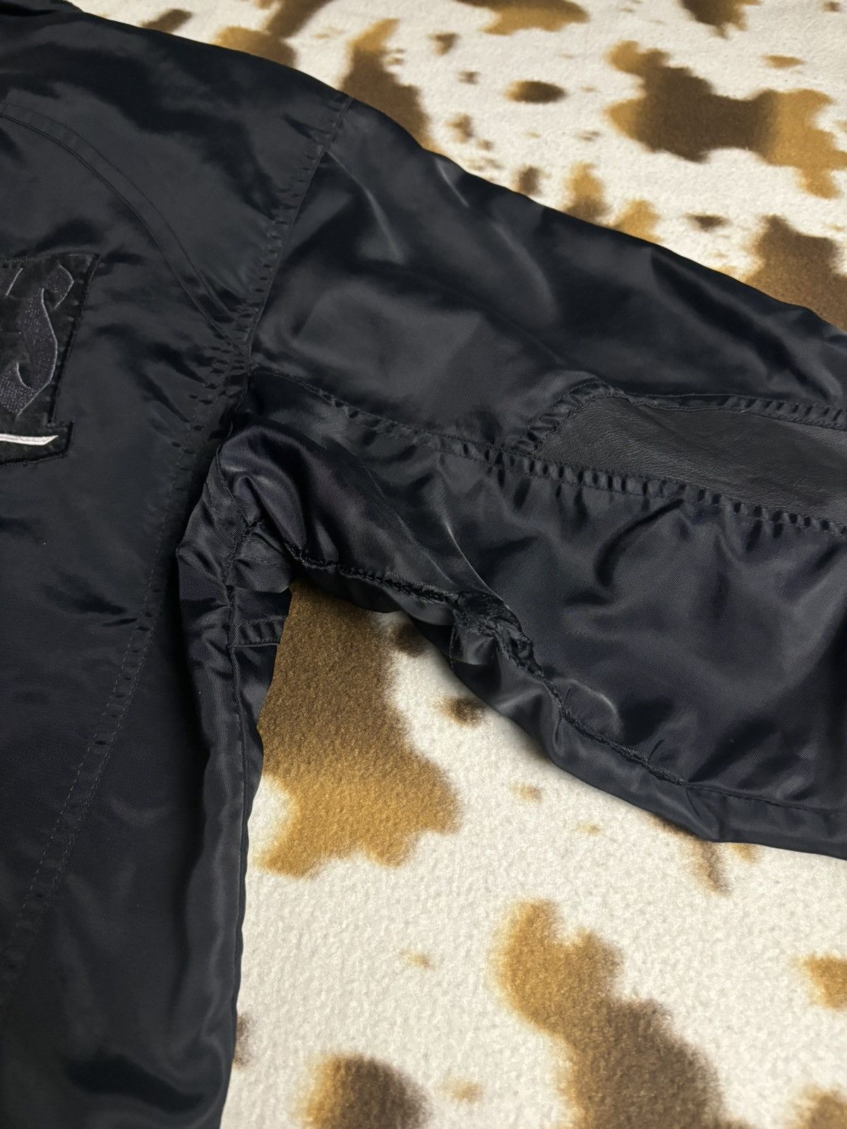 NFL × Vintage Vintage Bomber jacket NFL los Angeles Raiders Logo Campri Size US XL / EU 56 / 4 - 15 Thumbnail