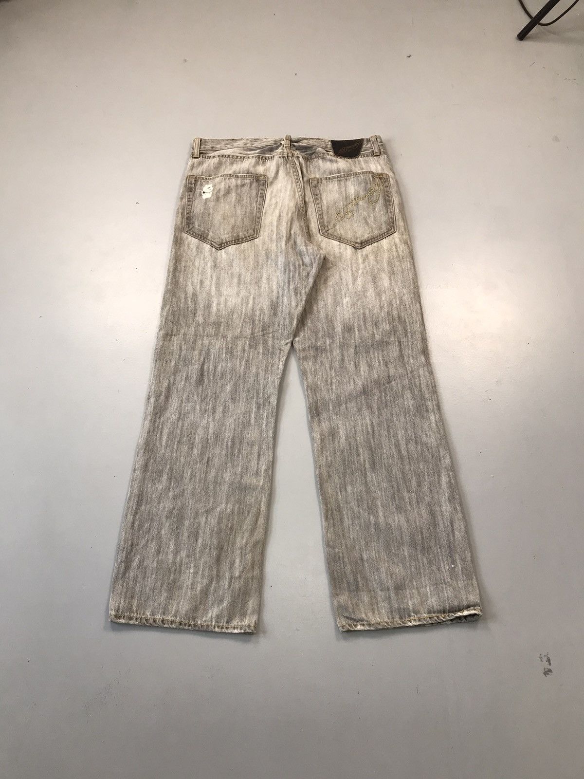 Ed Hardy Vintage ed hardy damaged denim Size US 36 / EU 52 - 2 Thumbnail