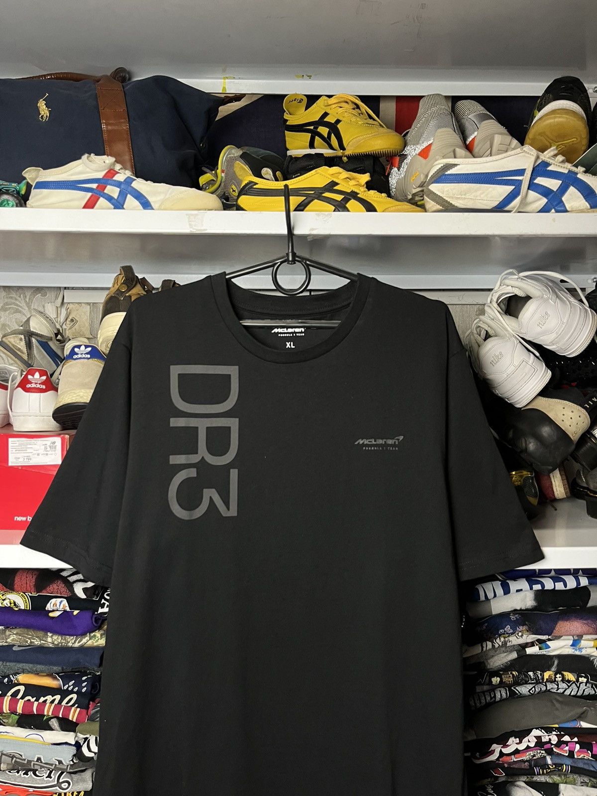 Vintage Mclaren big logo Black t-shirt tee 90s racing moto rare Size US XL / EU 56 / 4 - 2 Thumbnail