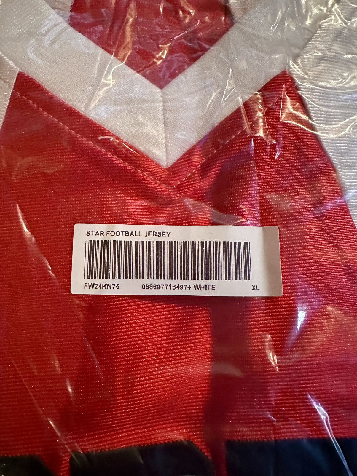 Supreme Supreme Star Football Jersey White Size XL Ready To Ship! Size US XL / EU 56 / 4 - 3 Thumbnail