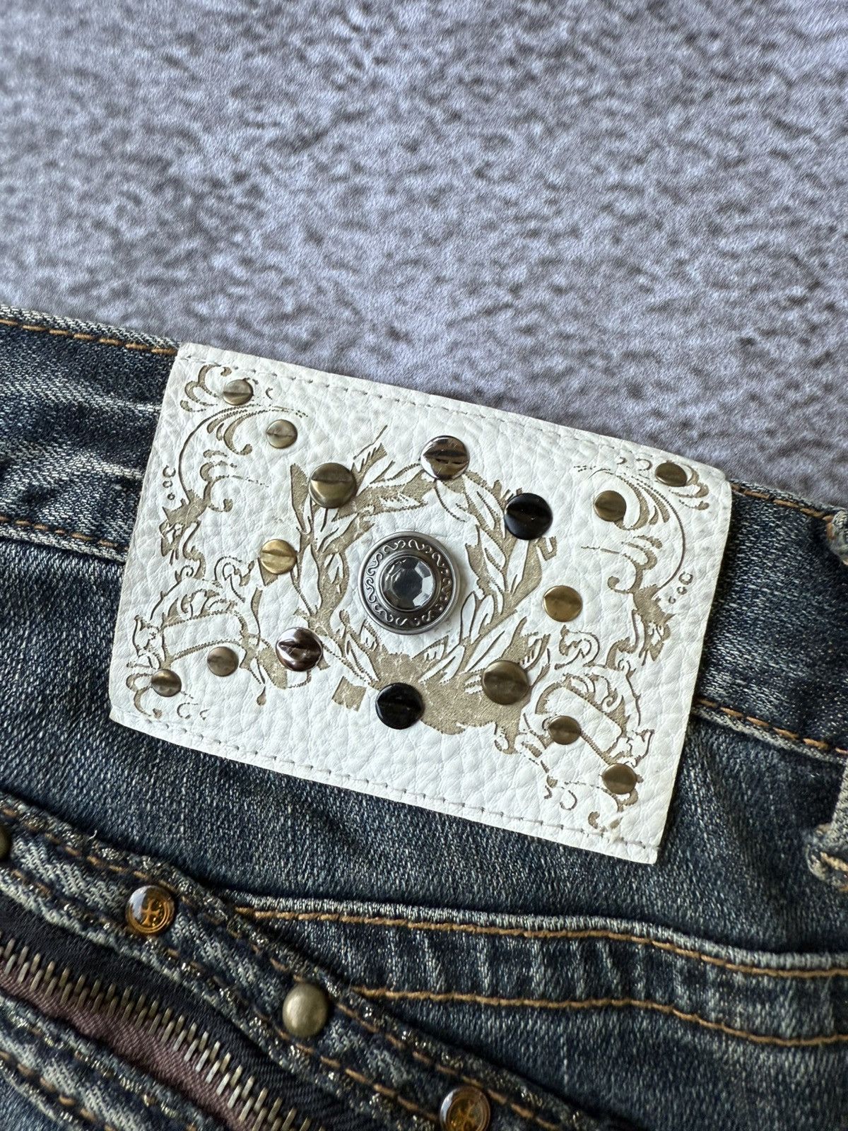 If Six Was Nine × Japanese Brand × Le Grande Bleu (L.G.B.) Japanese flared villand stone denim jeans Ifsixwasnine lgb Size US 36 / EU 52 - 8 Thumbnail