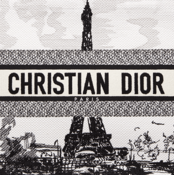 Dior o1w1db10525 M1296Z Size : OS / Tote Bag in White/Black Size ONE SIZE - 5 Thumbnail