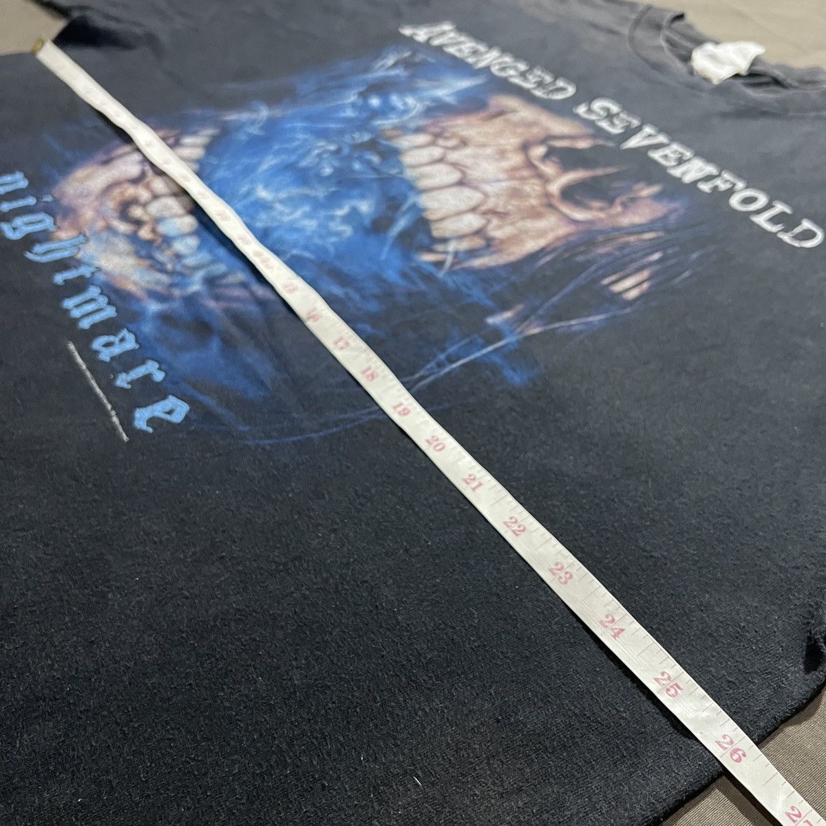Band Tees Vintage Y2K Avenged Sevenfold A7X 2XL Thrashed Faded Metal Size US XXL / EU 58 / 5 - 13 Thumbnail