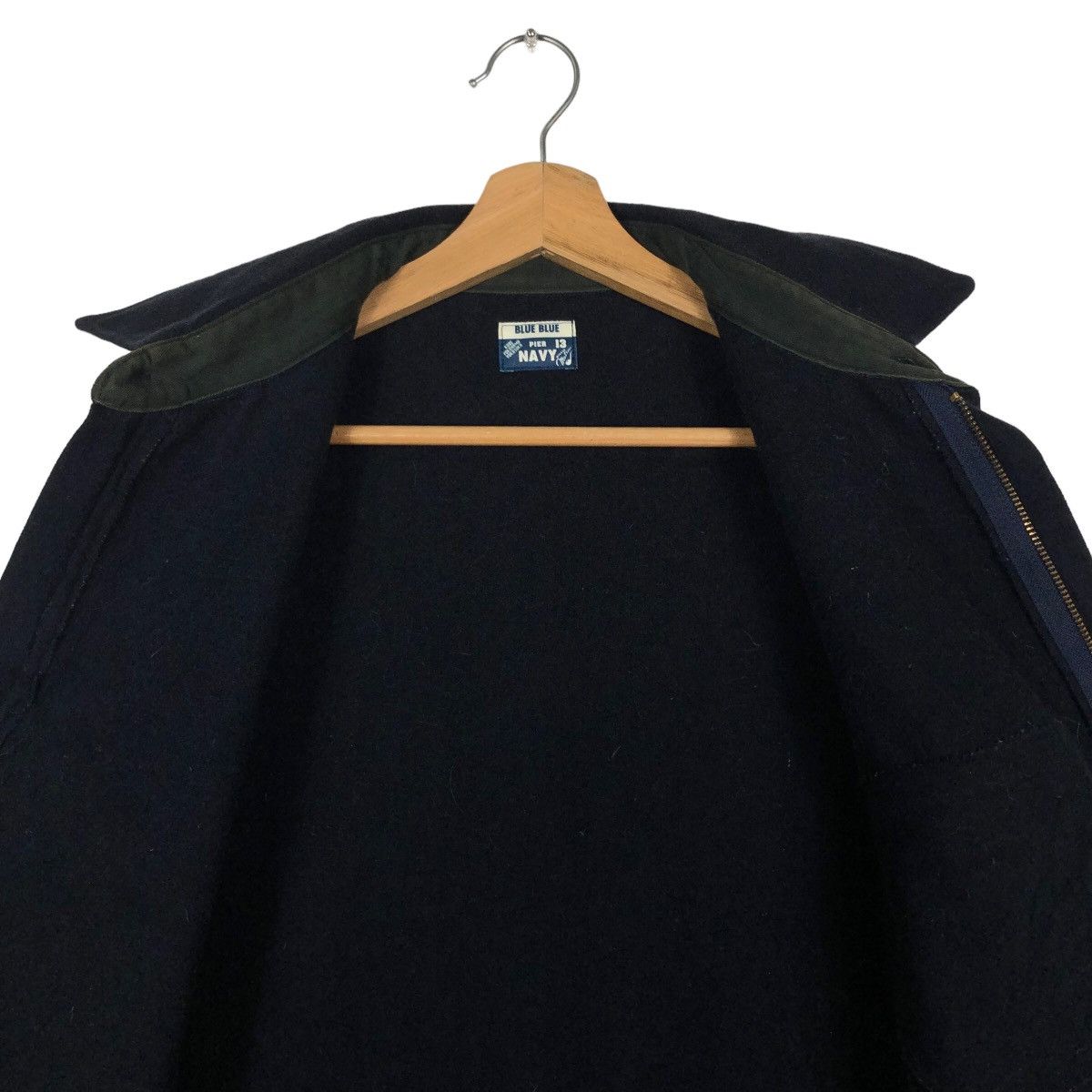 Blue Blue Japan 🔥Vintage Union Made Navy Blue Blue Kobe Yokohama Yokosuka Size US M / EU 48-50 / 2 - 10 Thumbnail
