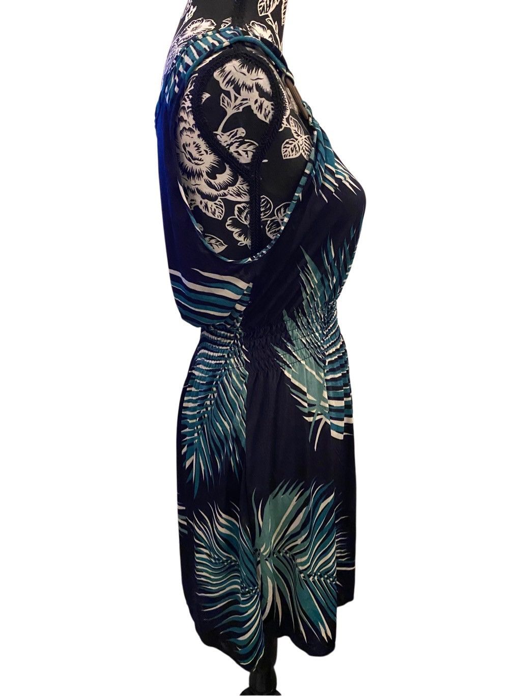 Other Vld Floral Dress Tropical Sundress Palm Leaves Dress Beach Size S / US 4 / IT 40 - 4 Thumbnail