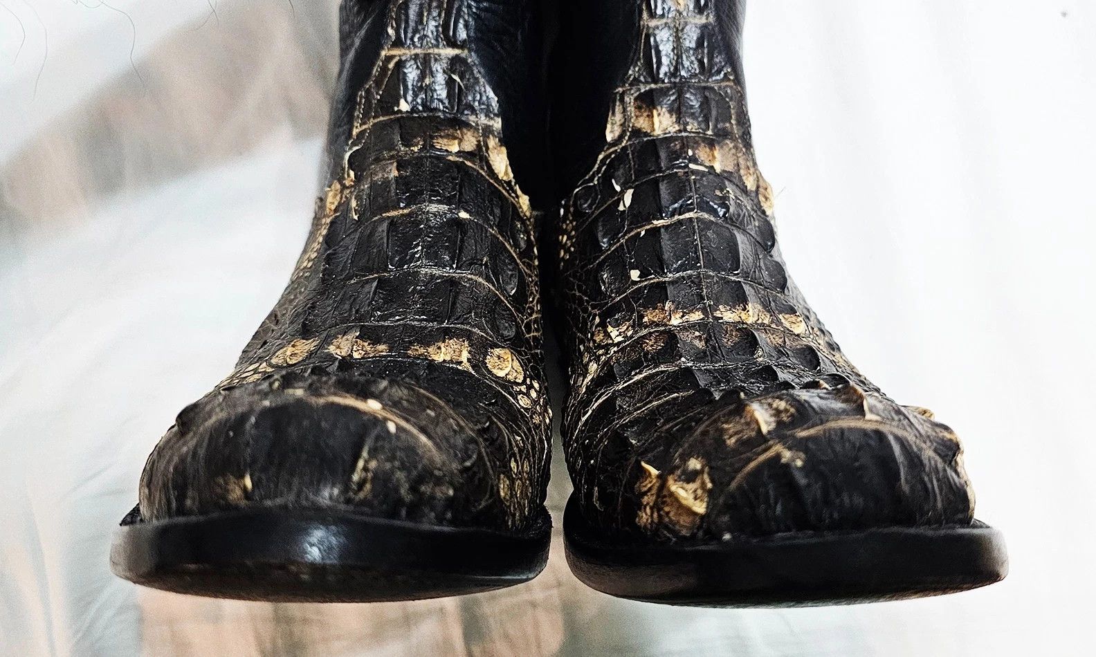 Other Alligator Cowboy Boots Natural Skin Size US 8 / EU 41 - 7 Thumbnail