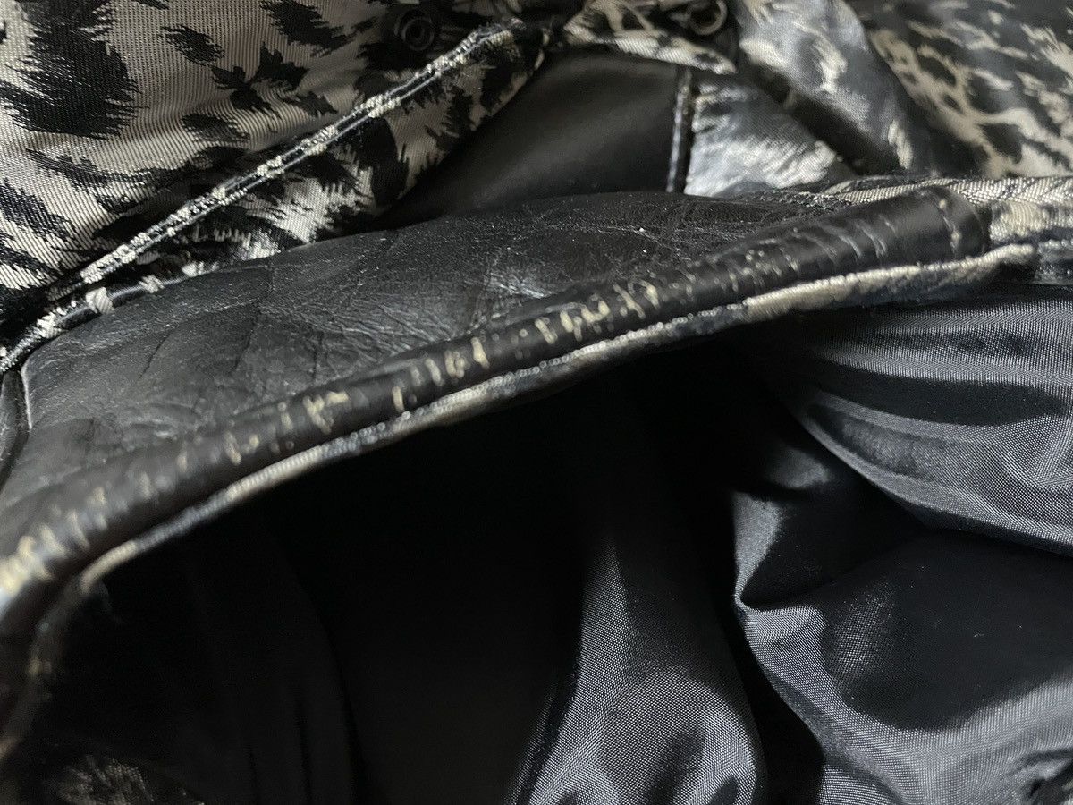 If Six Was Nine 2000s NO.ID Japanese archive Leopard Puffer Leather Vest Size US S / EU 44-46 / 1 - 12 Thumbnail
