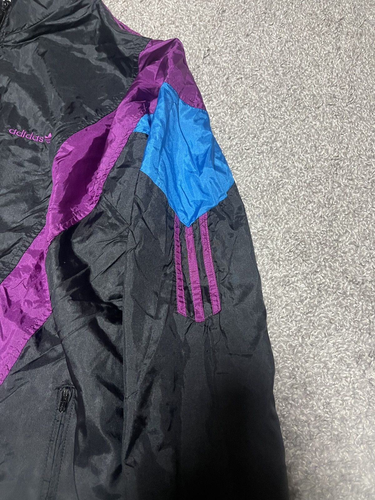 Adidas Adidas Retro Jacket Vintage Windbreaker Track Nylon 90s Size US XXL / EU 58 / 5 - 6 Thumbnail