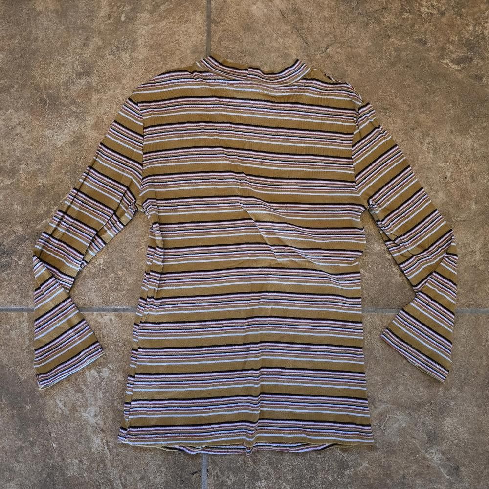 Zara Multicolored Stripe Detailed Zara 3/4 Sleeve Size S / US 4 / IT 40 - 2 Thumbnail