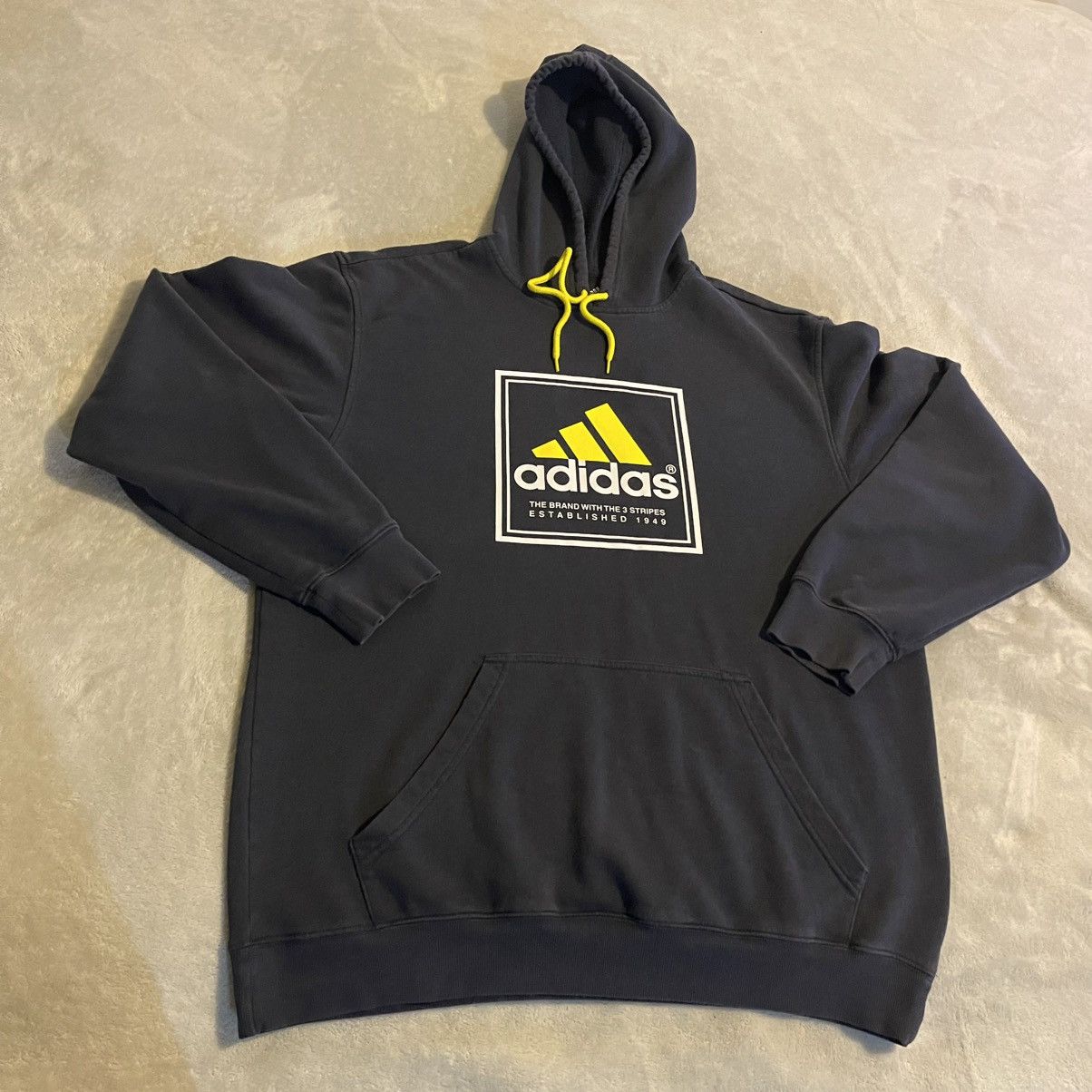 Adidas Adidas Hoodie Men XL Blue Workout Gym Running Sweatshirt Size US XL / EU 56 / 4 - 1 Thumbnail