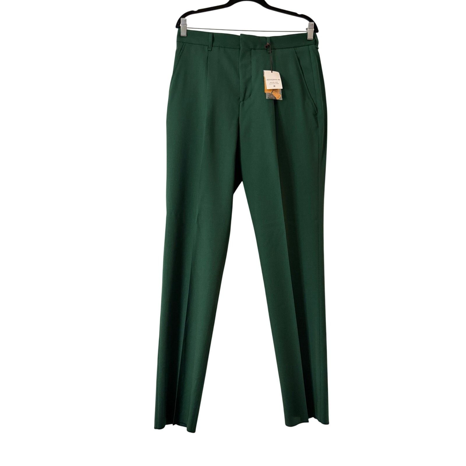 Tod's Tod's NWT Wool Olive Green Pants Size US 32 / EU 48 - 6 Thumbnail