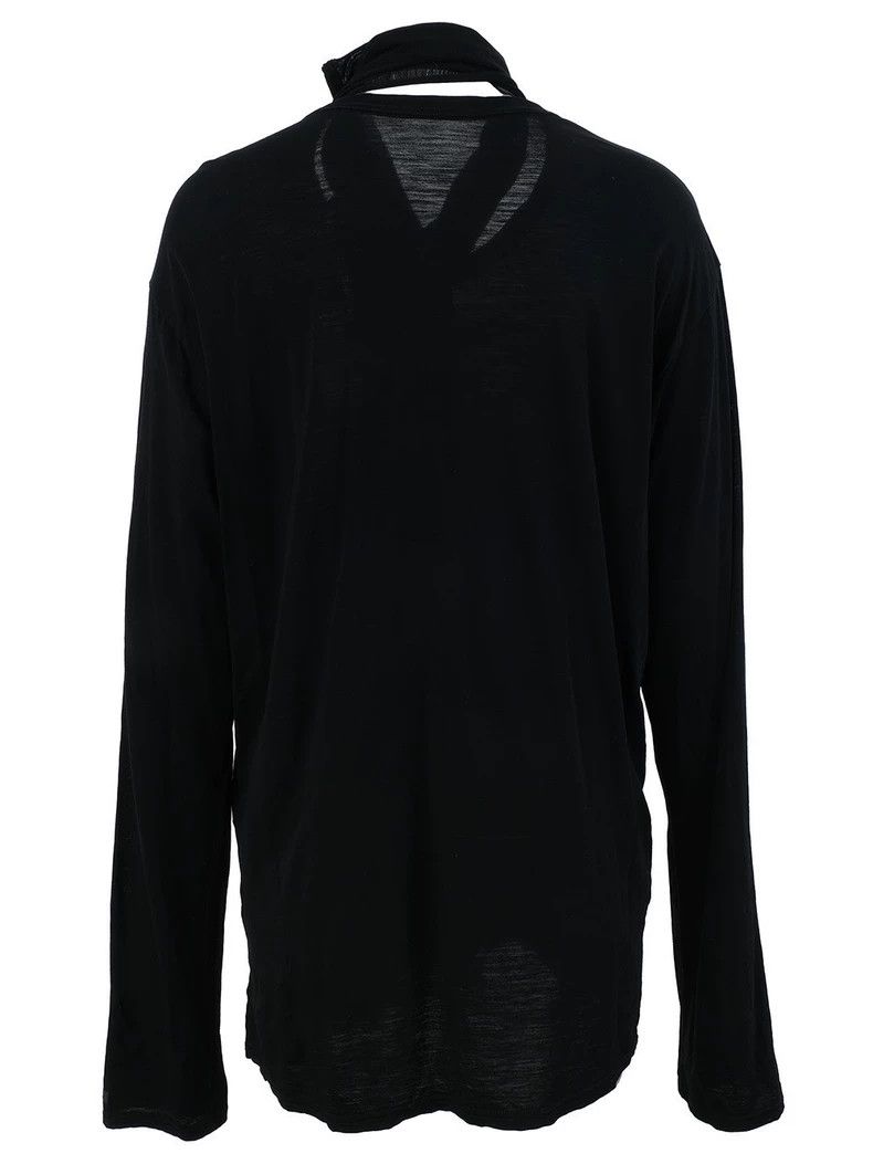 Yohji Yamamoto Yohji Yamamoto Black collar and long sleeves 2502-Nextarro Size US L / EU 52-54 / 3 - 2 Thumbnail