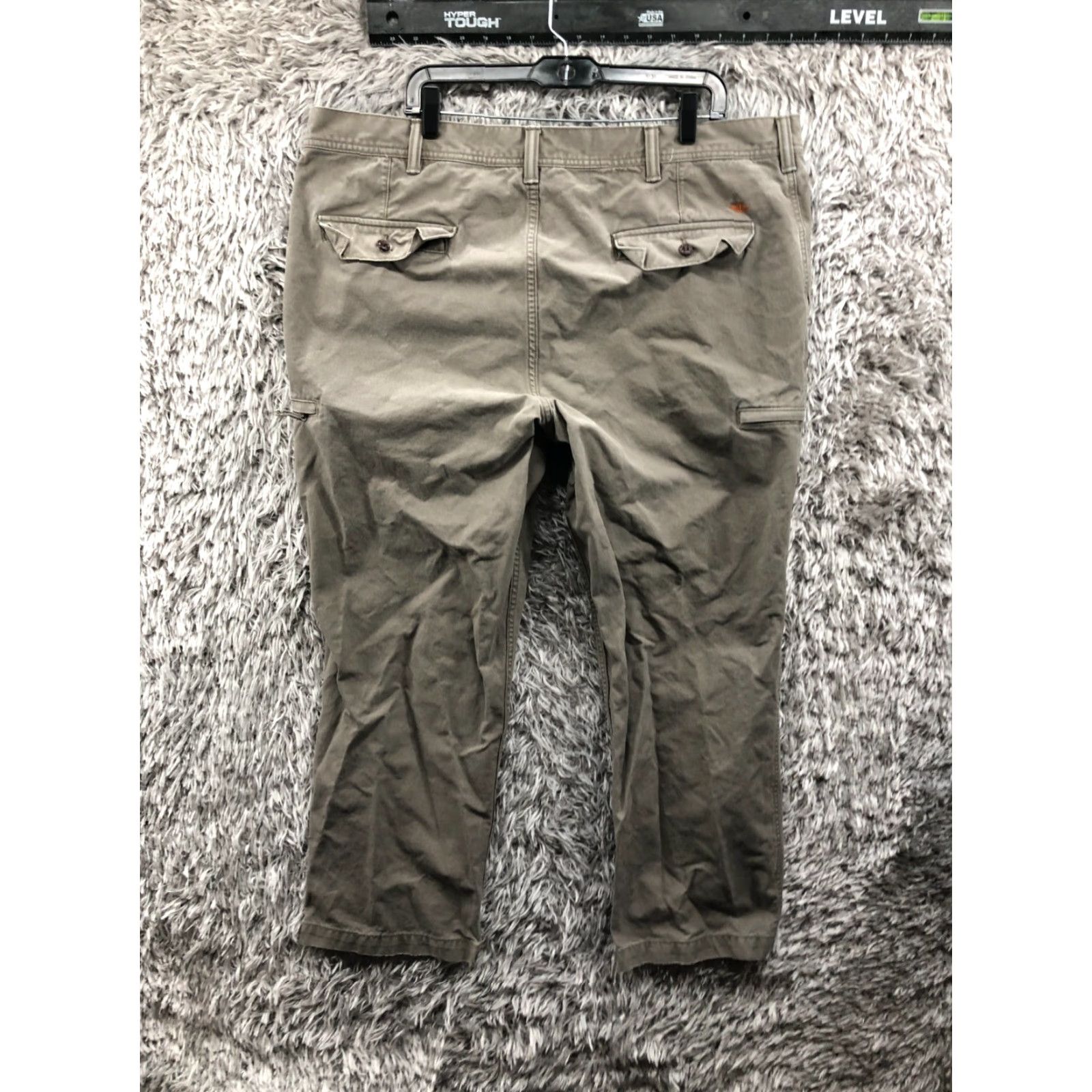 Dockers Dockers Crossover Cargo Pants Mens 42x30 Beige Cargo Pocket Flat Front Straight Leg Classic Fit City Logo Size US 42 / EU 58 - 6 Thumbnail