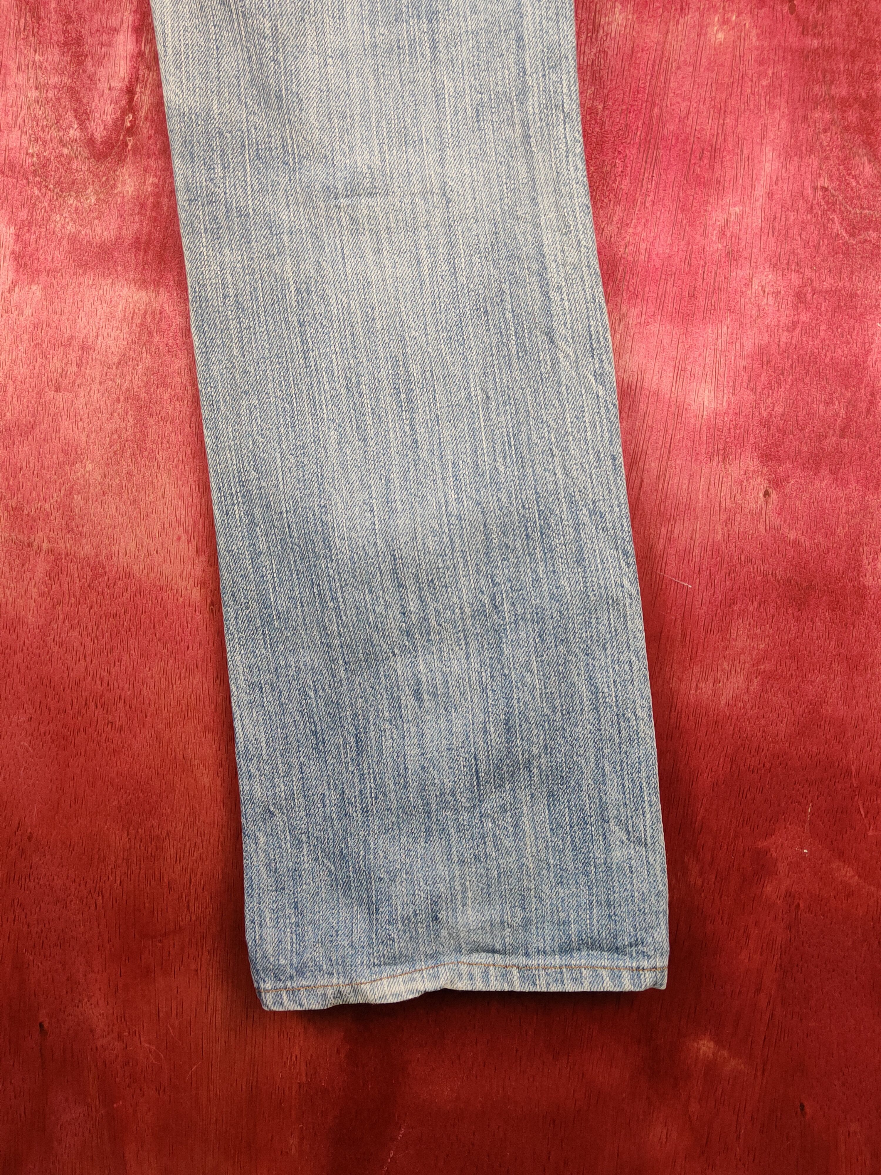 Japanese Brand Untitled Blue Distressed Multipocket Denim #S1586 Size 28" / US 6 / IT 42 - 12 Thumbnail