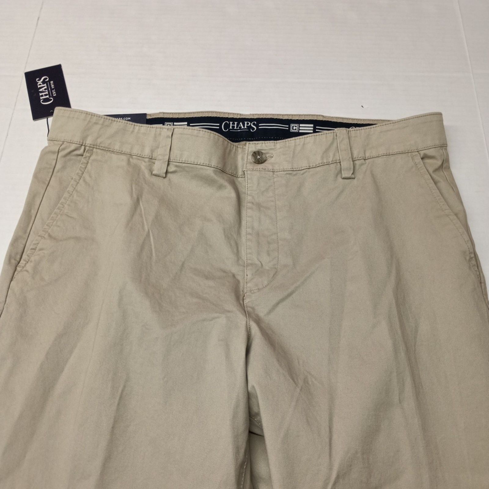 Chaps Chaps Straight Fit Chino Pants Men's Size 38x32 Khaki Size US 38 / EU 54 - 4 Thumbnail
