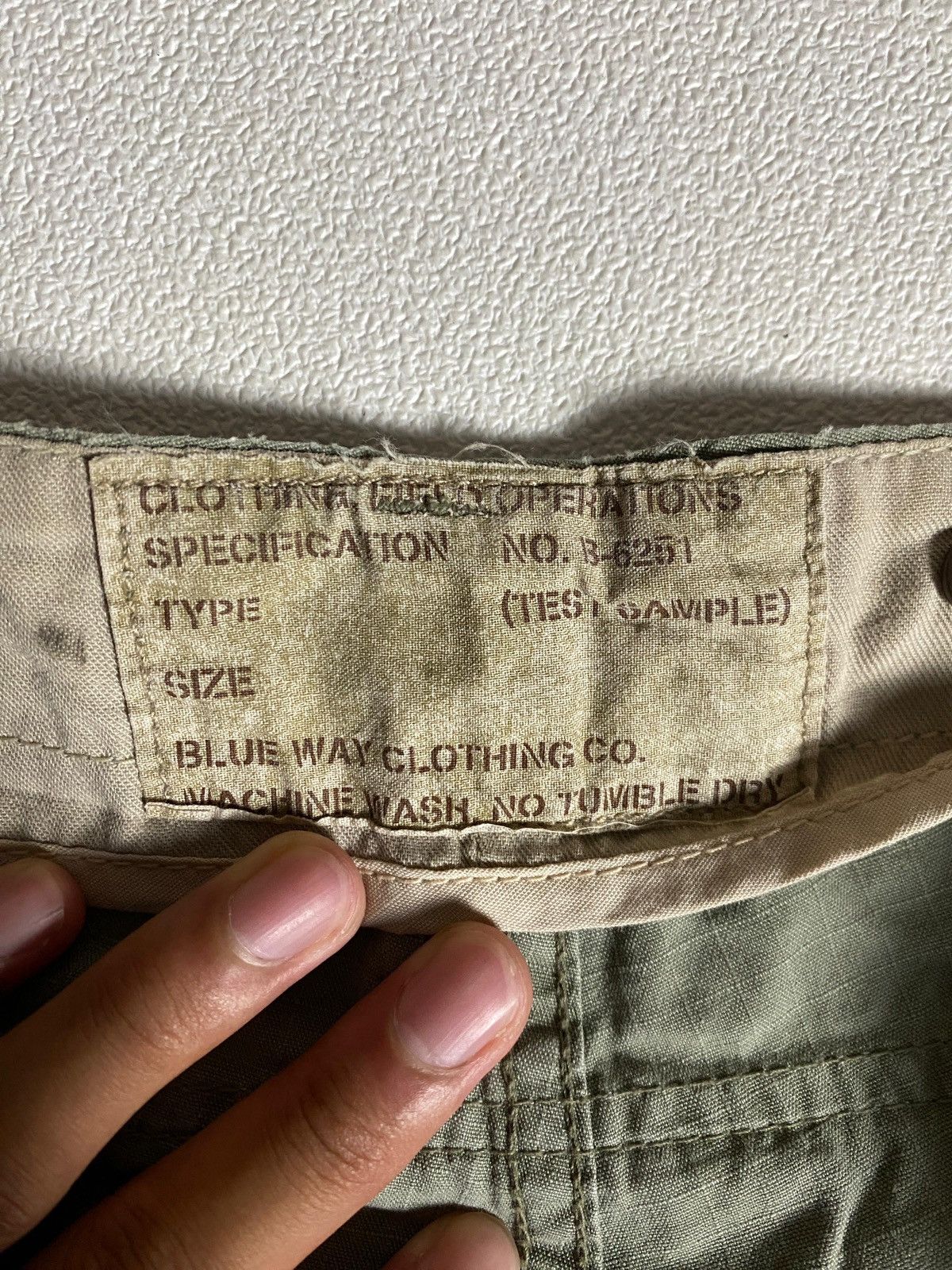 Japanese Brand Army Issue Blue Way Clothing Co. Monkey Pants Made in Japan Size US 30 / EU 46 - 6 Thumbnail