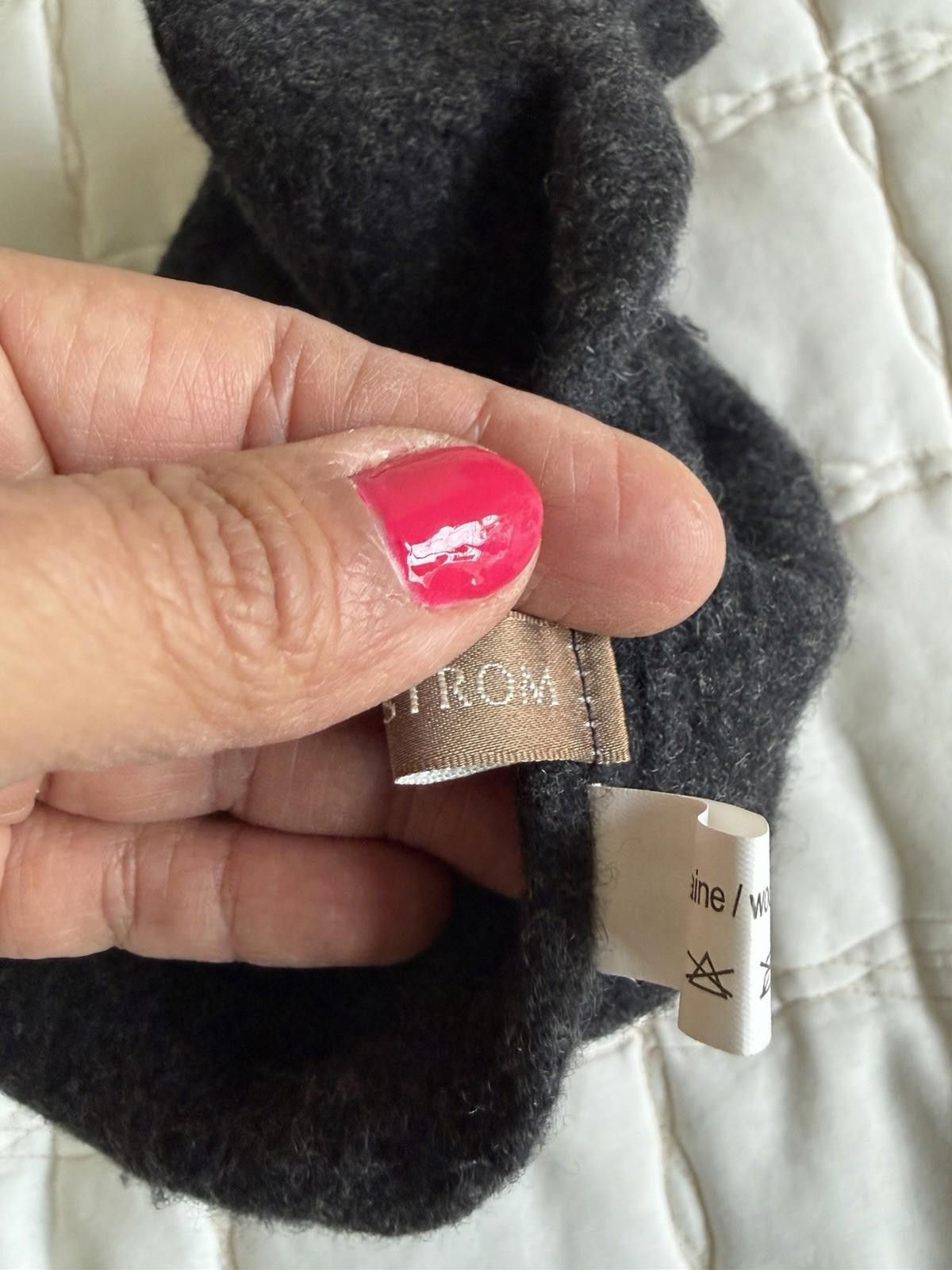 Nordstrom Nordstrom 100% Wool / laine beret solid black Size ONE SIZE - 4 Thumbnail