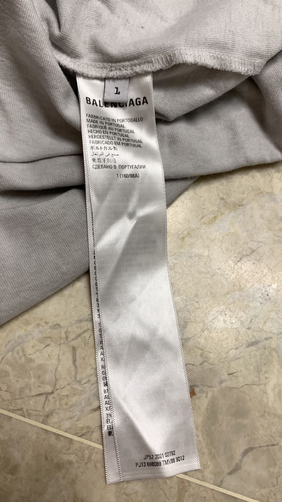 Balenciaga Balenciaga metal LS tee Size US XXL / EU 58 / 5 - 16 Thumbnail