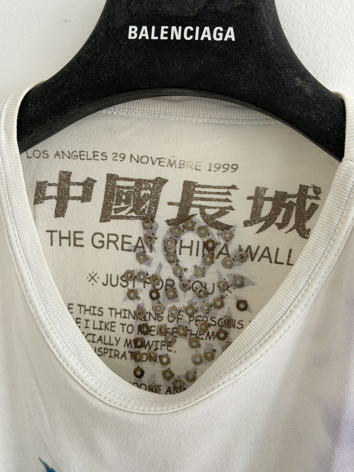 The Great China Wall *RARE* 90s VINTAGE THE GREAT CHINA WALL TGCW TRIBAL tee 1/1 Size S / US 4 / IT 40 - 6 Thumbnail