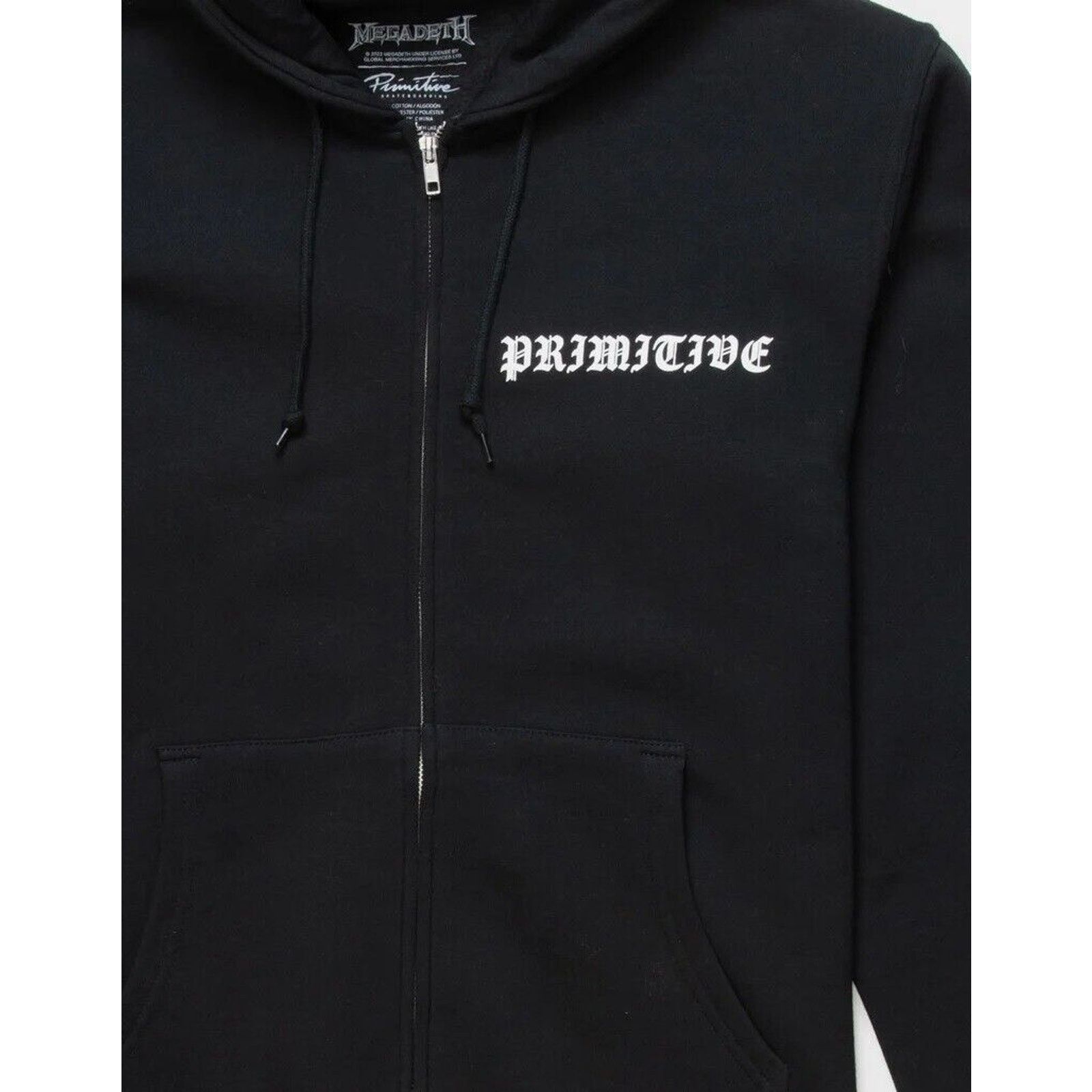 Primitive Primitive Men's X Megadeth United Full Zip Hoodie Sweatshirt Size US XL / EU 56 / 4 - 3 Thumbnail