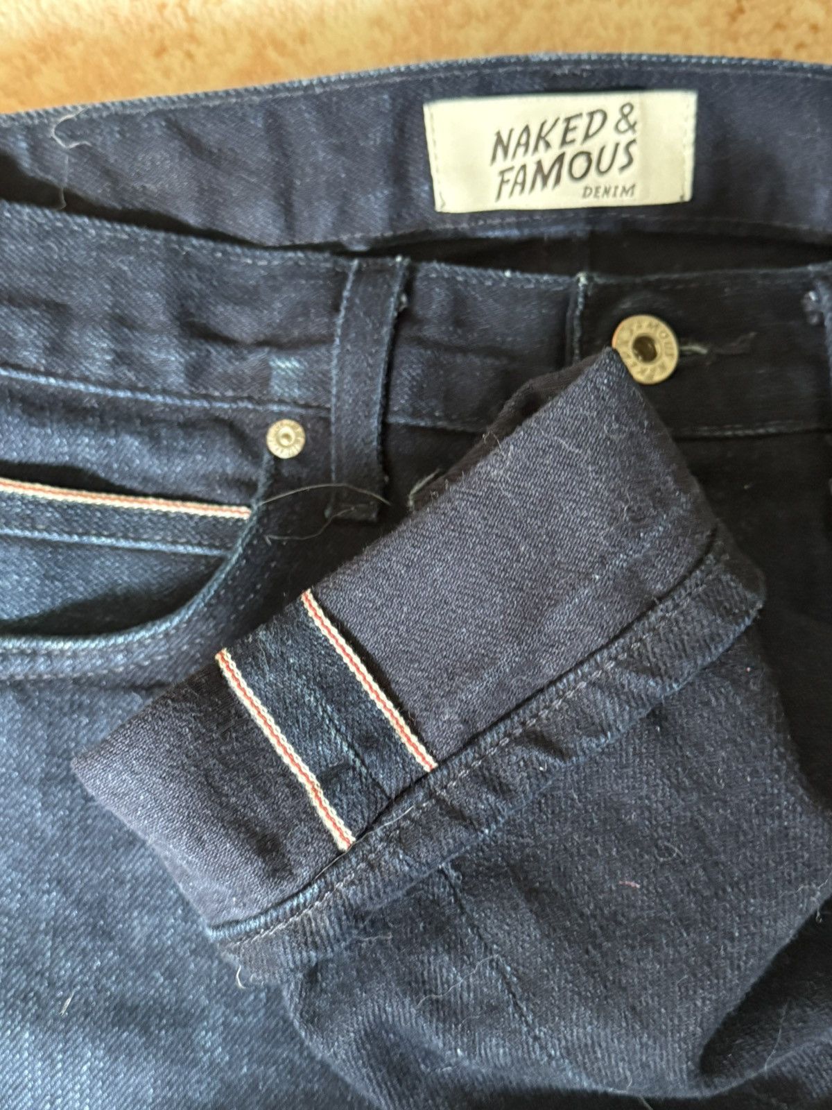 Naked & Famous naked & afraid skinny selvedge denim Size US 29 - 3 Thumbnail