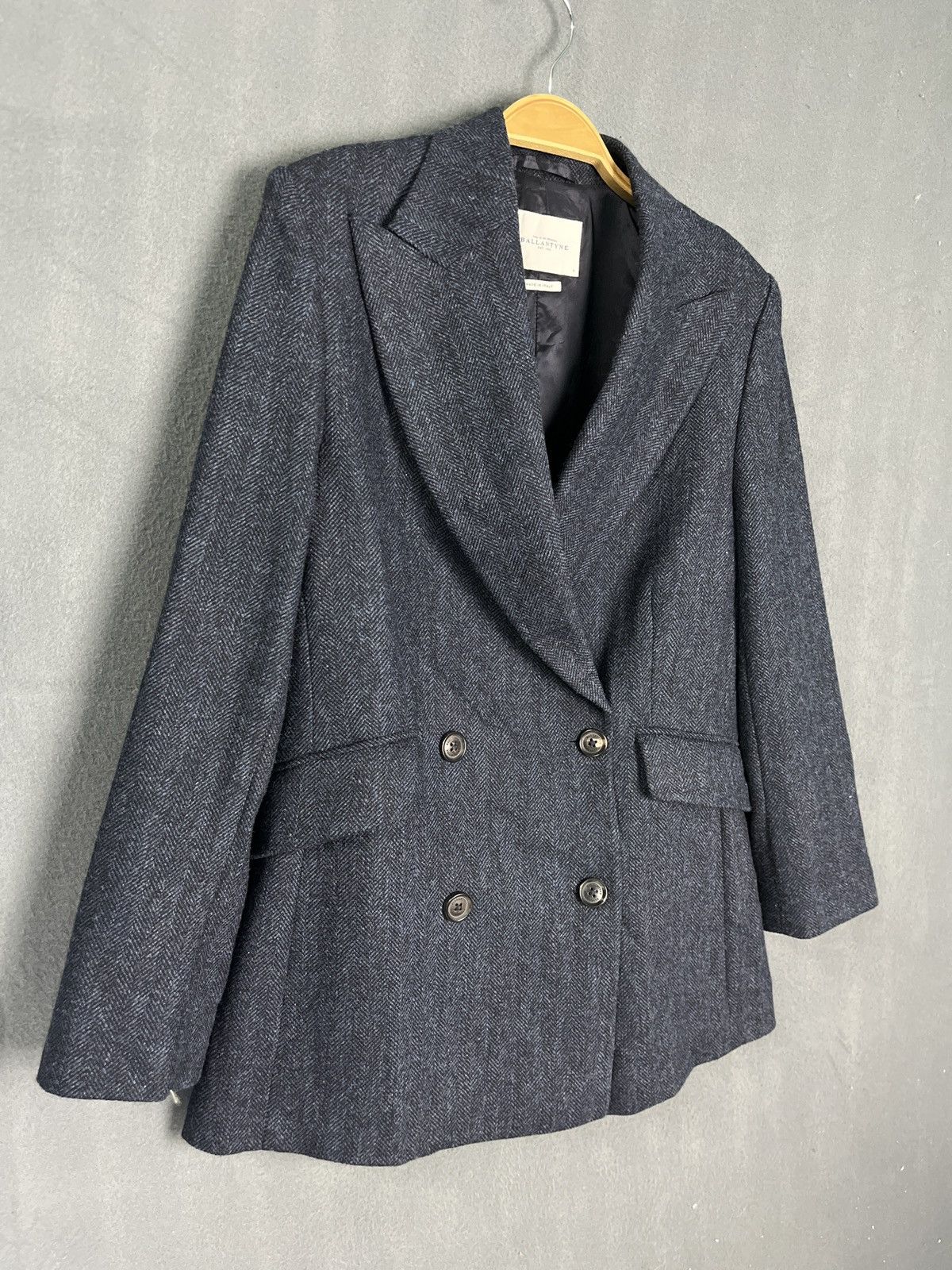 Ballantyne 🔥Last Drop🔥 Ballantyne Herringbone Blazer Made in Italy Size 40R - 6 Thumbnail