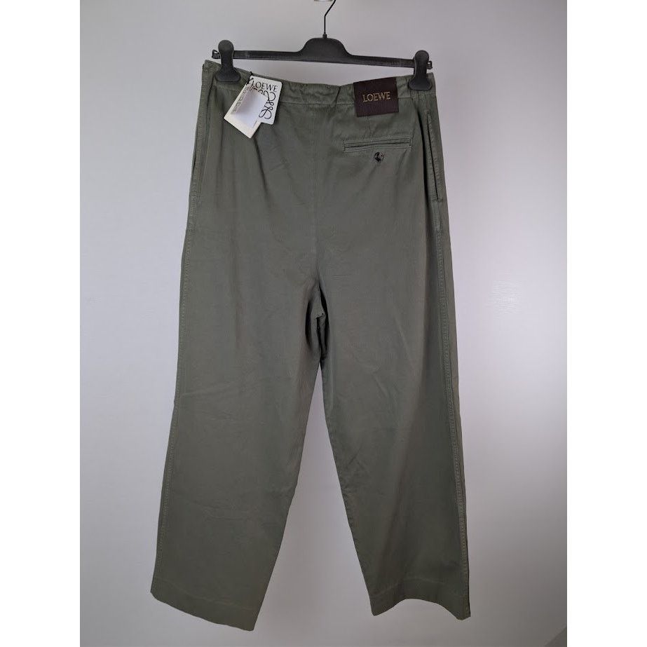 Loewe o1rshd1 Belted Trousers in Khaki Size US 32 / EU 48 - 10 Thumbnail