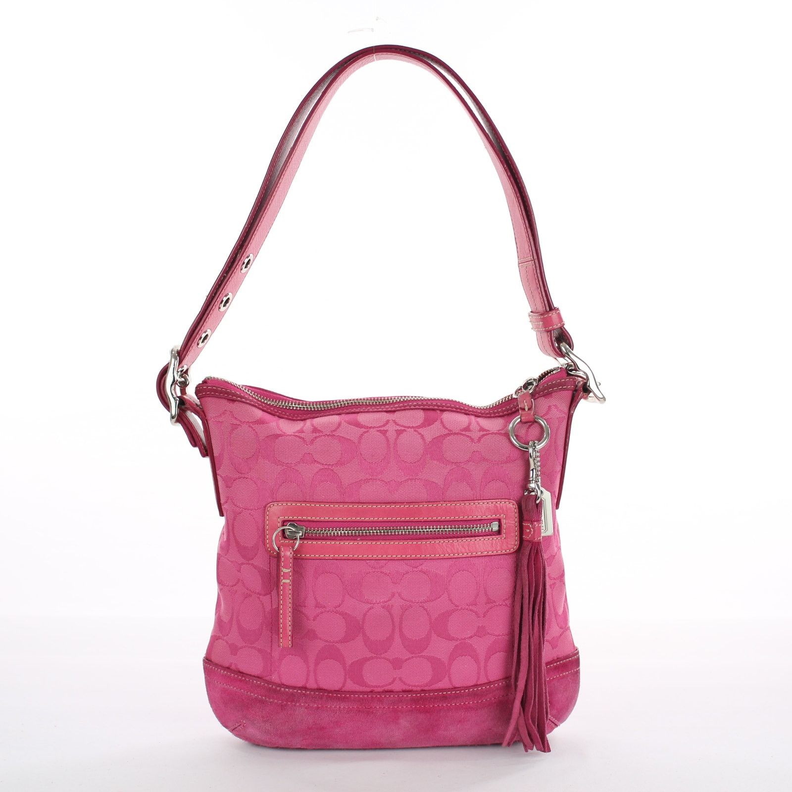Coach × Vintage Coach Poppy Signature Lurex Hippie 17047 Shoulder 