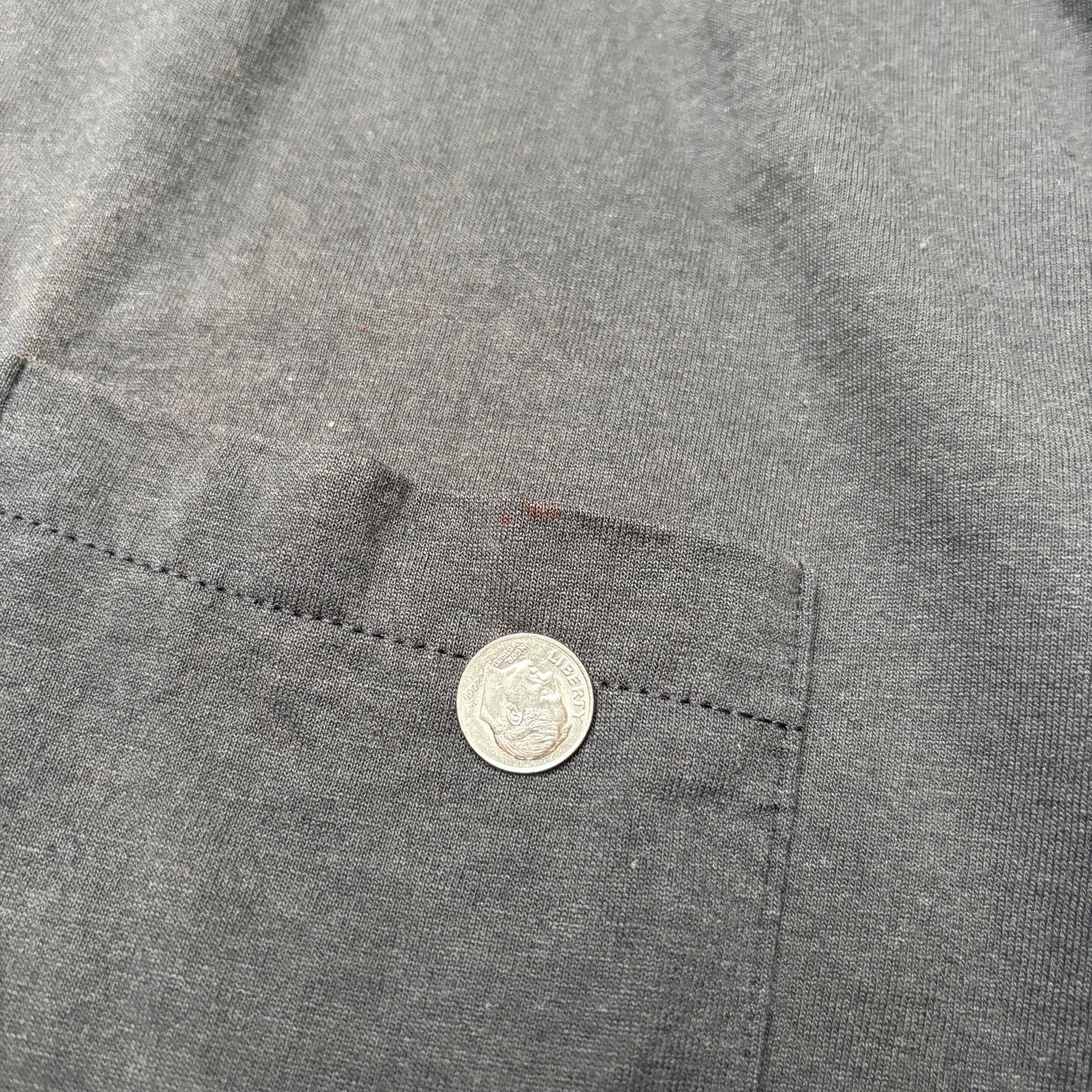 Vintage Vintage 90s BVD Pocket T Shirt Men's 2XL Selvedge Pocket Size US XXL / EU 58 / 5 - 10 Thumbnail