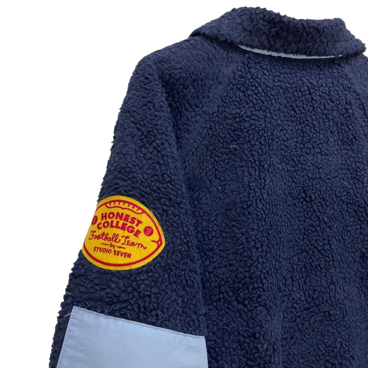 💥Vintage Honest By Studio Seven Fleece Navy Jacket