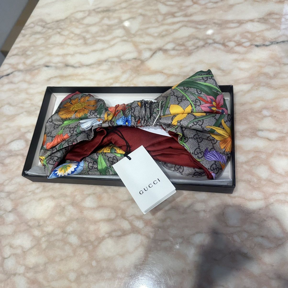 Gucci Gucci Flora Turban Silk Headband Size ONE SIZE - 2 Thumbnail