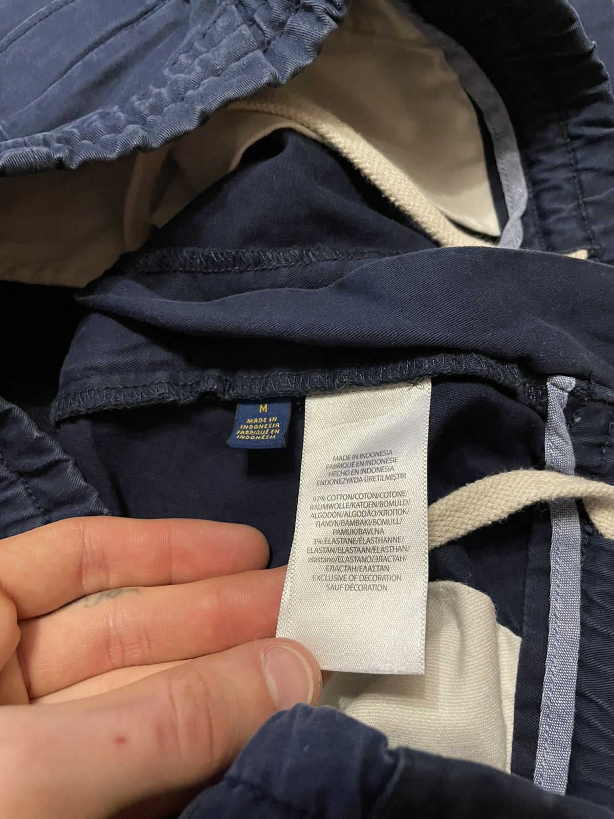 Polo Ralph Lauren × Vintage Vintage Polo Ralph Lauren Navy Blue Cotton Shorts Size 32 Size US 32 / EU 48 - 10 Thumbnail