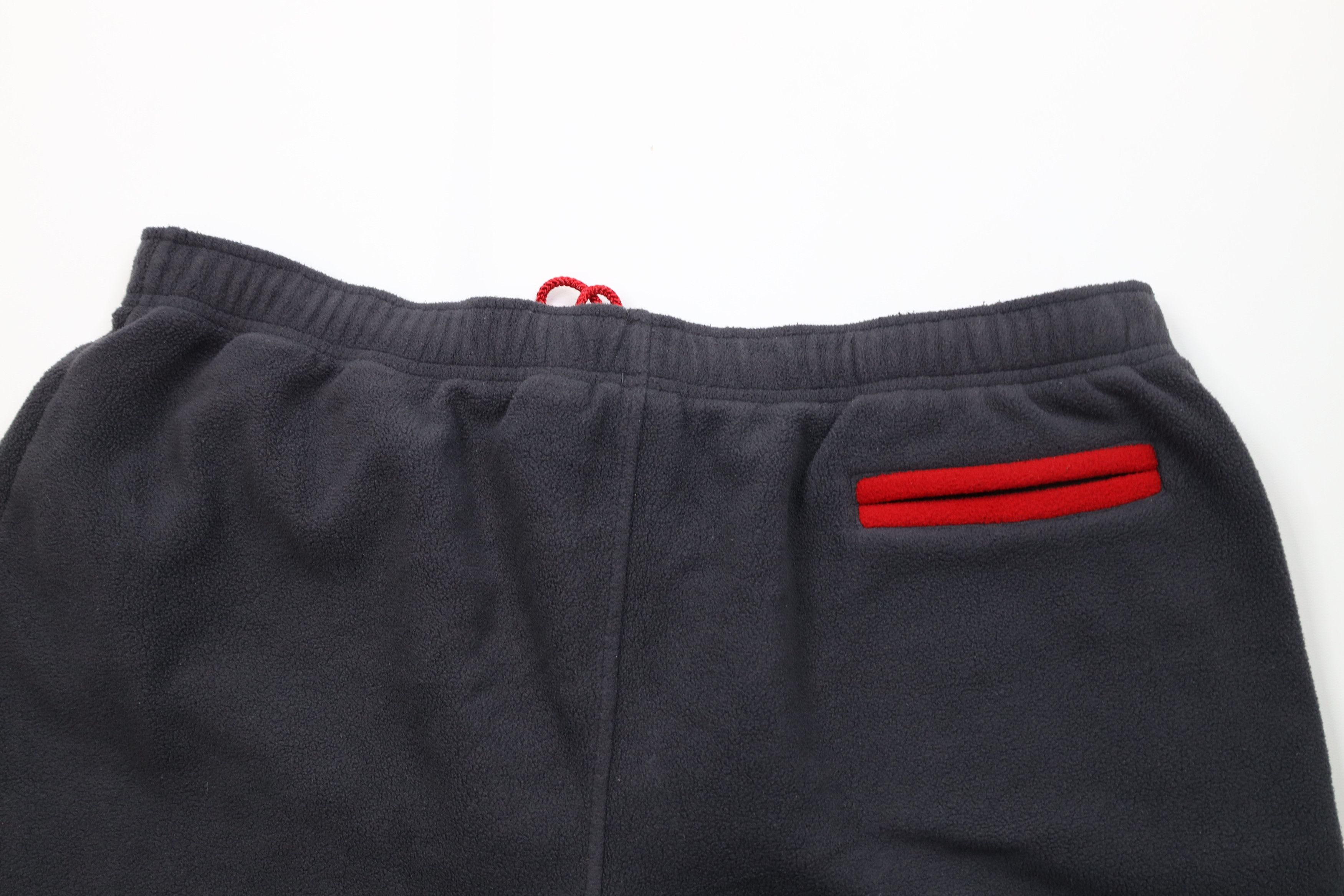 Vintage Vintage 90s Streetwear Knee Fleece Shorts Charcoal Gray Size US 36 / EU 52 - 8 Thumbnail