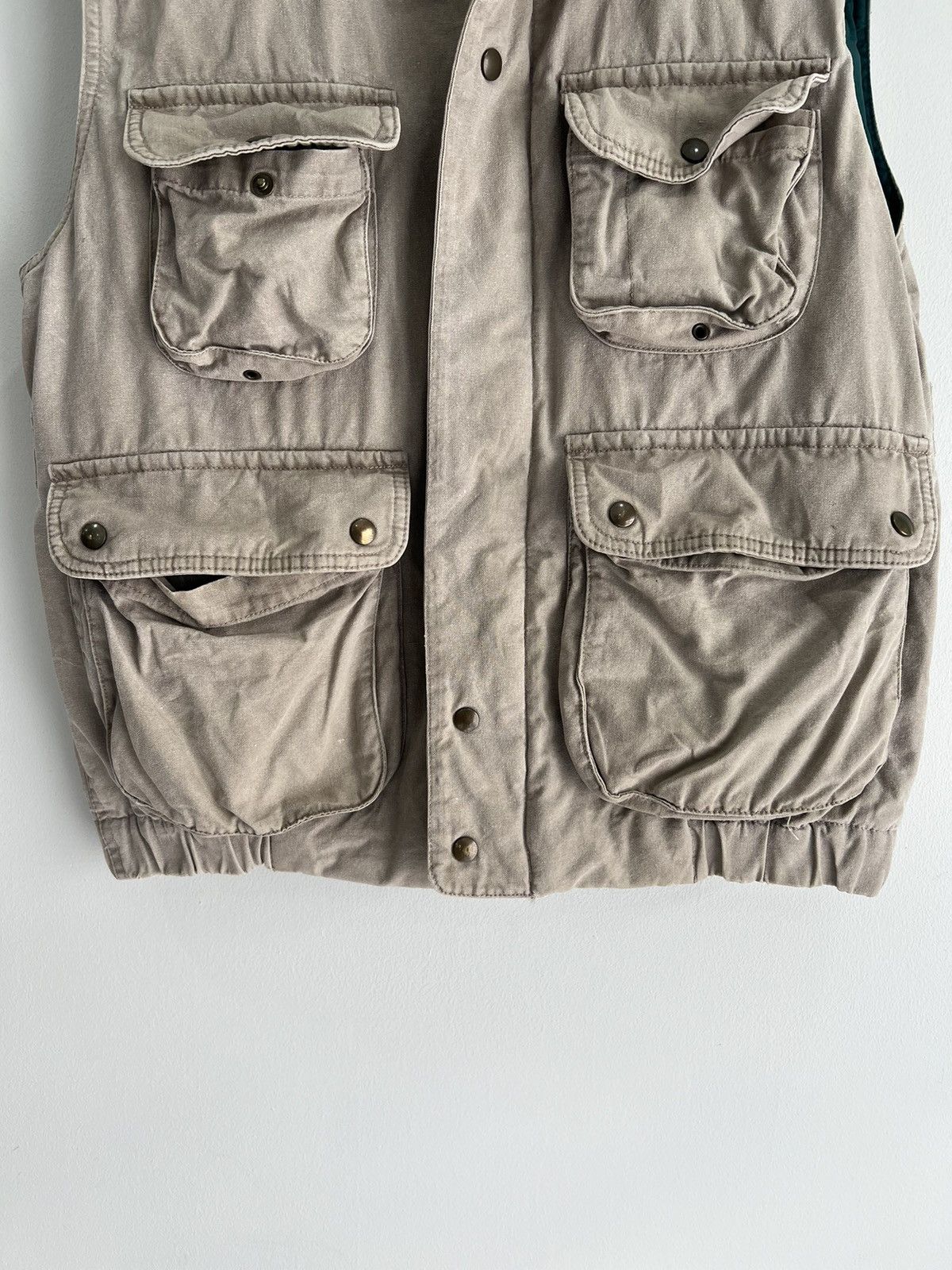 Eddie Bauer Vintage 90s Eddie Bauer Multi Pocket Utility Vest jacket Size US M / EU 48-50 / 2 - 4 Thumbnail