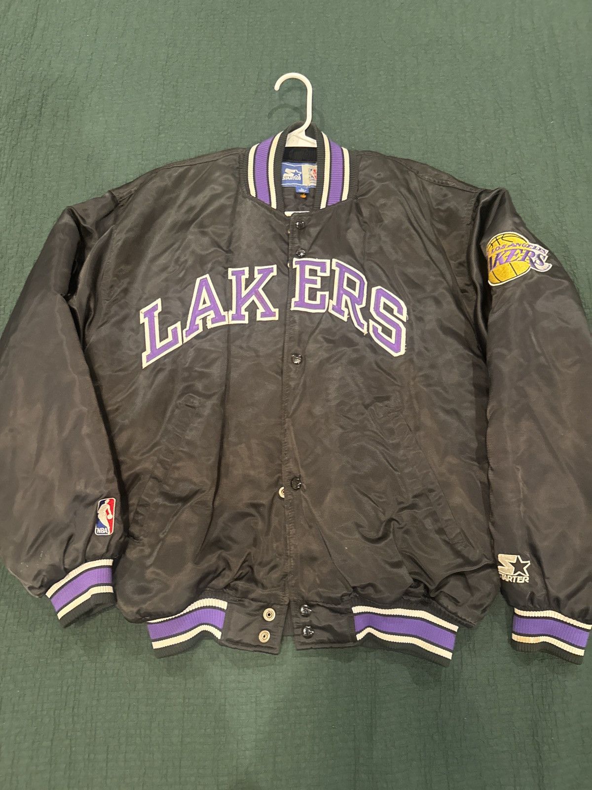 Starter Vintage Lakers jacket Size US L / EU 52-54 / 3 - 1 Thumbnail