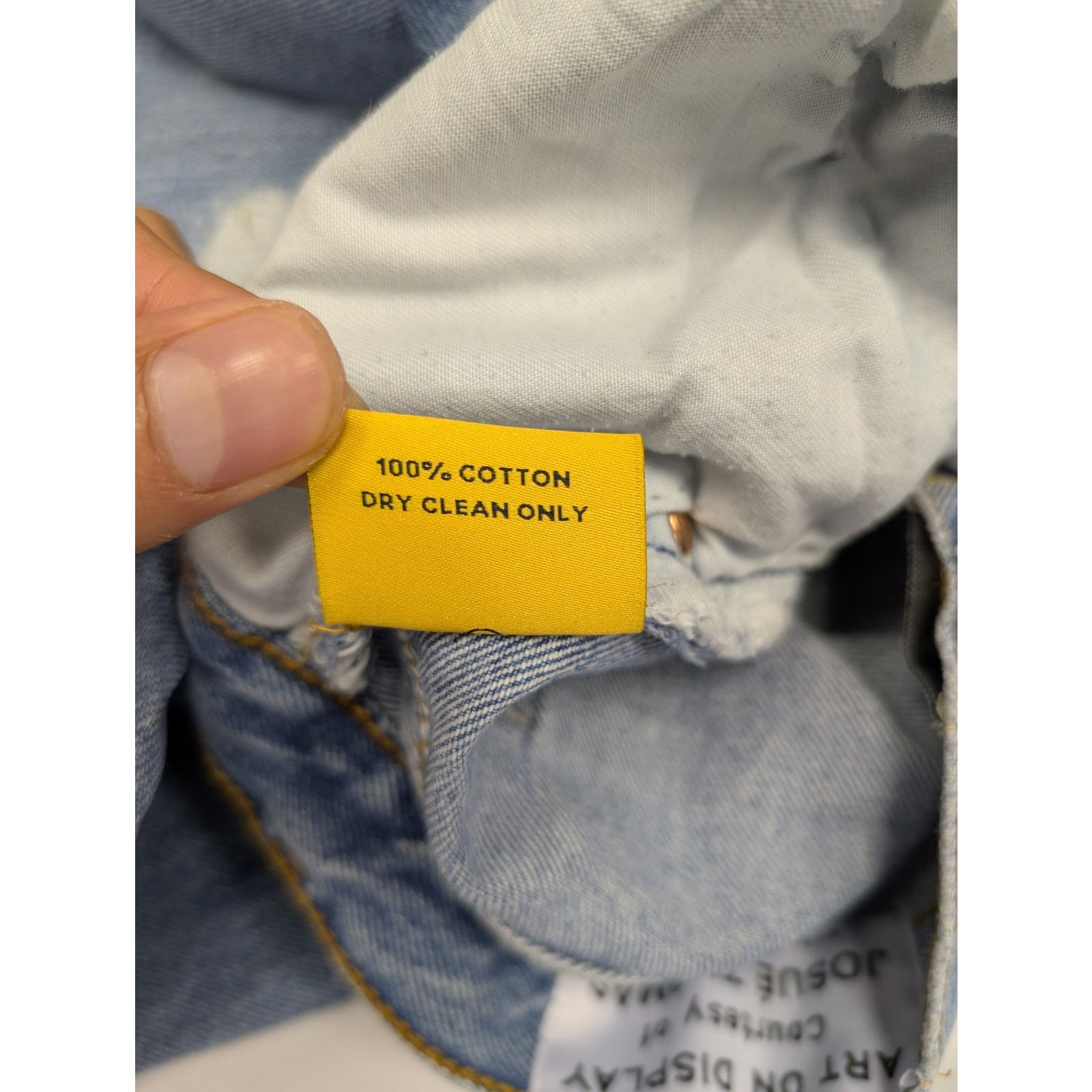 Gallery Dept. o1rshd1 Ranger Dept Cut Denim Jean in Blue Size US 33 - 20 Thumbnail