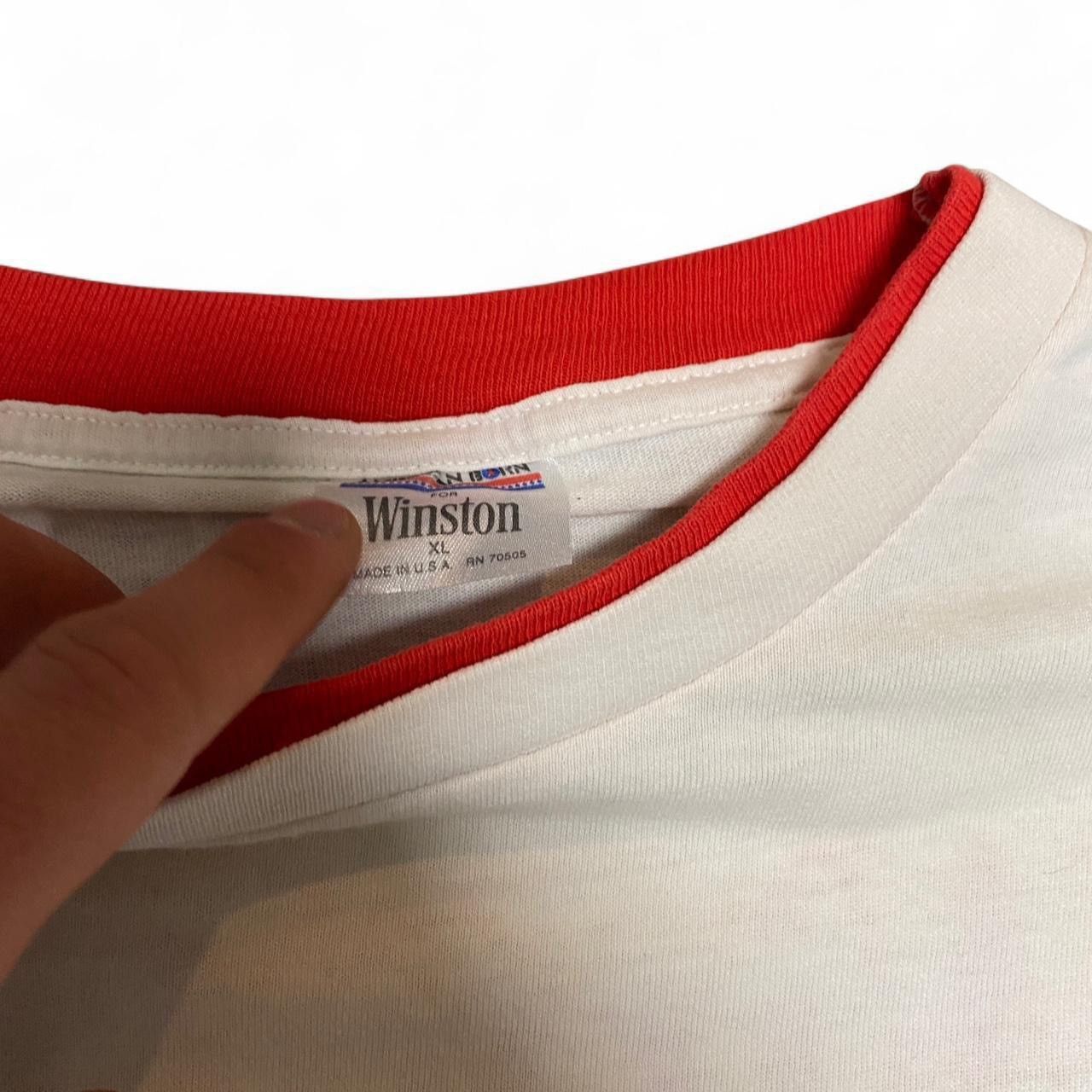Other Vintage Winston racing Team white and red graphic Tshirt Size US L / EU 52-54 / 3 - 6 Thumbnail