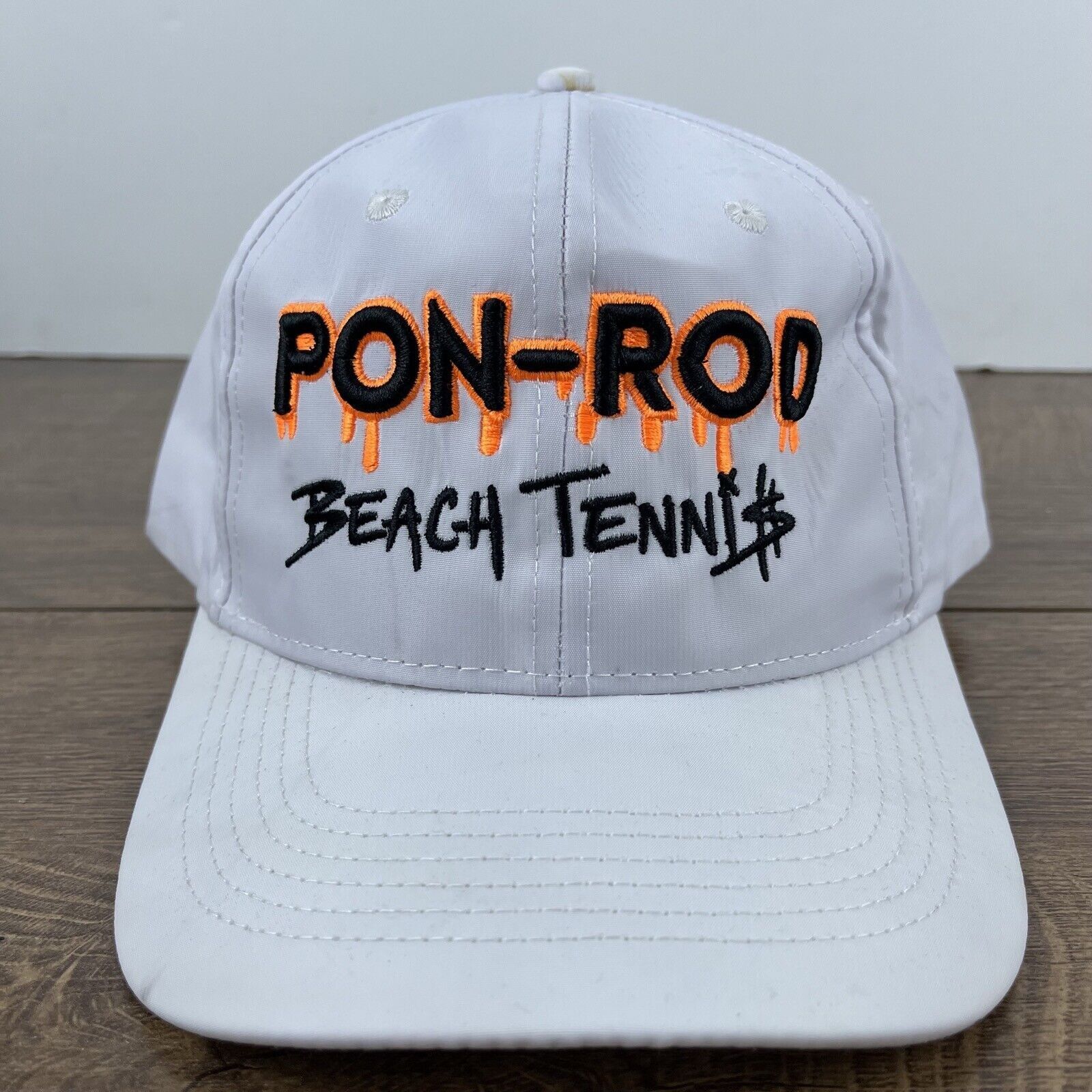 Other Pon Rod Beach Tennis Hat Snapback Hat White Hat Adjustable W Size ONE SIZE - 5 Thumbnail