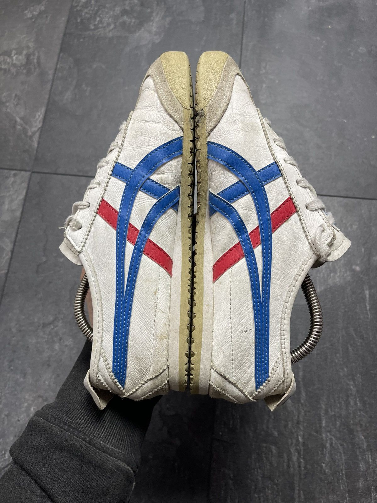 Japanese Brand × Onitsuka Tiger × Vintage Asics Onitsuka Tiger OG Sneakers Leather France Vintage Y2k Size US 5.5 / EU 38 - 13 Thumbnail