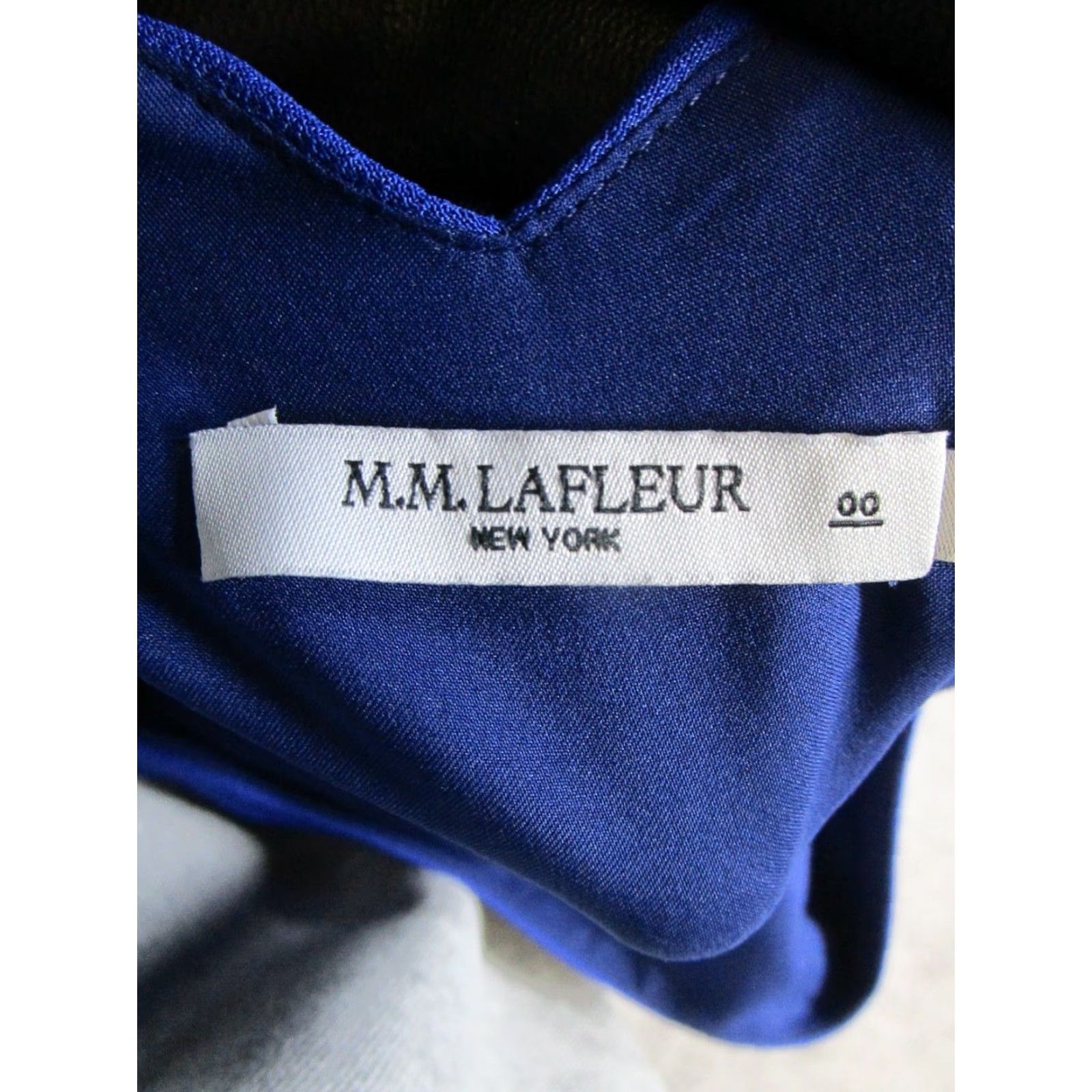 M.M.LaFleur M.M.Lafleur Dress Womens 00 Blue Wrap Blouson Size XXS / US 00 / IT 34 - 3 Thumbnail