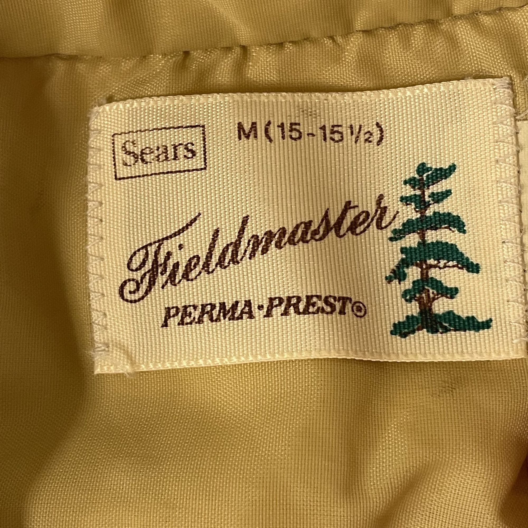 Sears Vtg Sears Fieldmaster Gold Beige HUNTING Outdoor Flannel Size US M / EU 48-50 / 2 - 7 Thumbnail