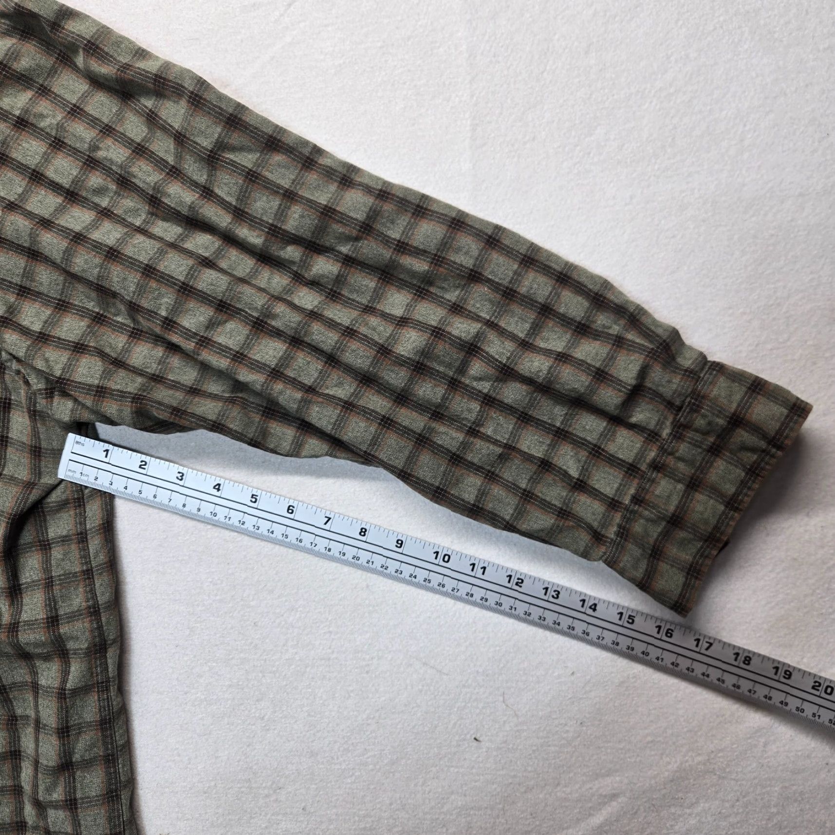 Vintage VINTAGE St. John's Bay Men's Shirt Flannel Button-Down Long Sleeve Casual 3X Gray Size US XXL / EU 58 / 5 - 5 Thumbnail