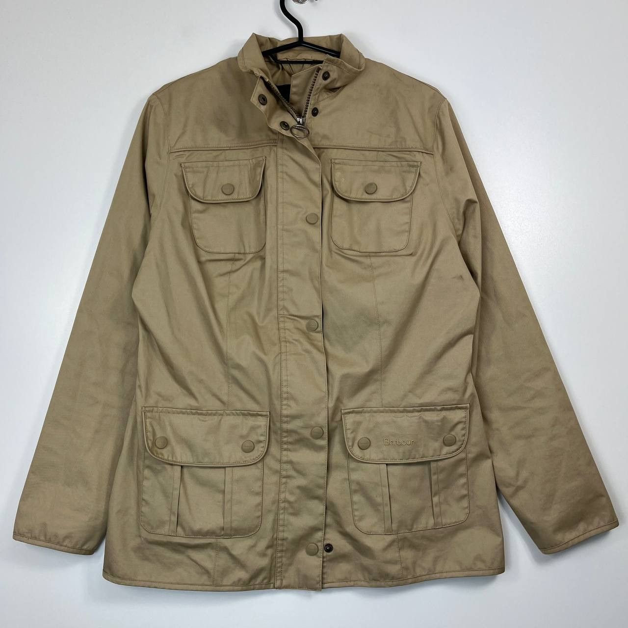 Barbour Barbour Utility Waterproof Jacket Womens Beige Coat Size 12 Size US M / EU 48-50 / 2 - 1 Thumbnail