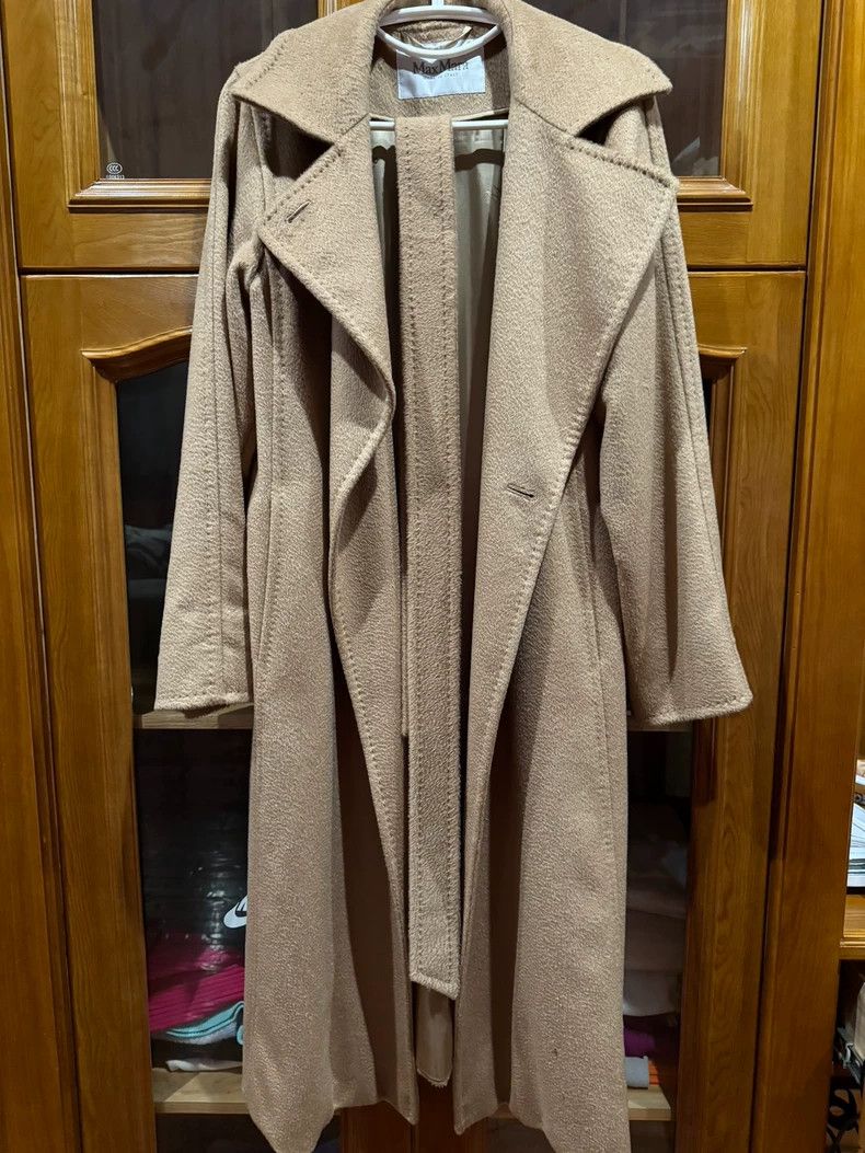 Max Mara Max Mara Camel hair classic long lace-up coat Size S / US 4 / IT 40 - 4 Thumbnail