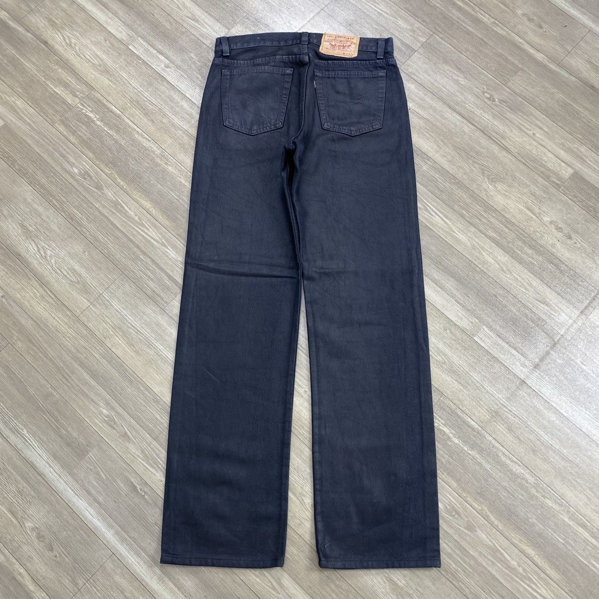 Levi's Vintage Clothing 1990s Vintage Levis 51 USA 30x36 Black Straight Jeans Size US 30 / EU 46 - 16 Thumbnail